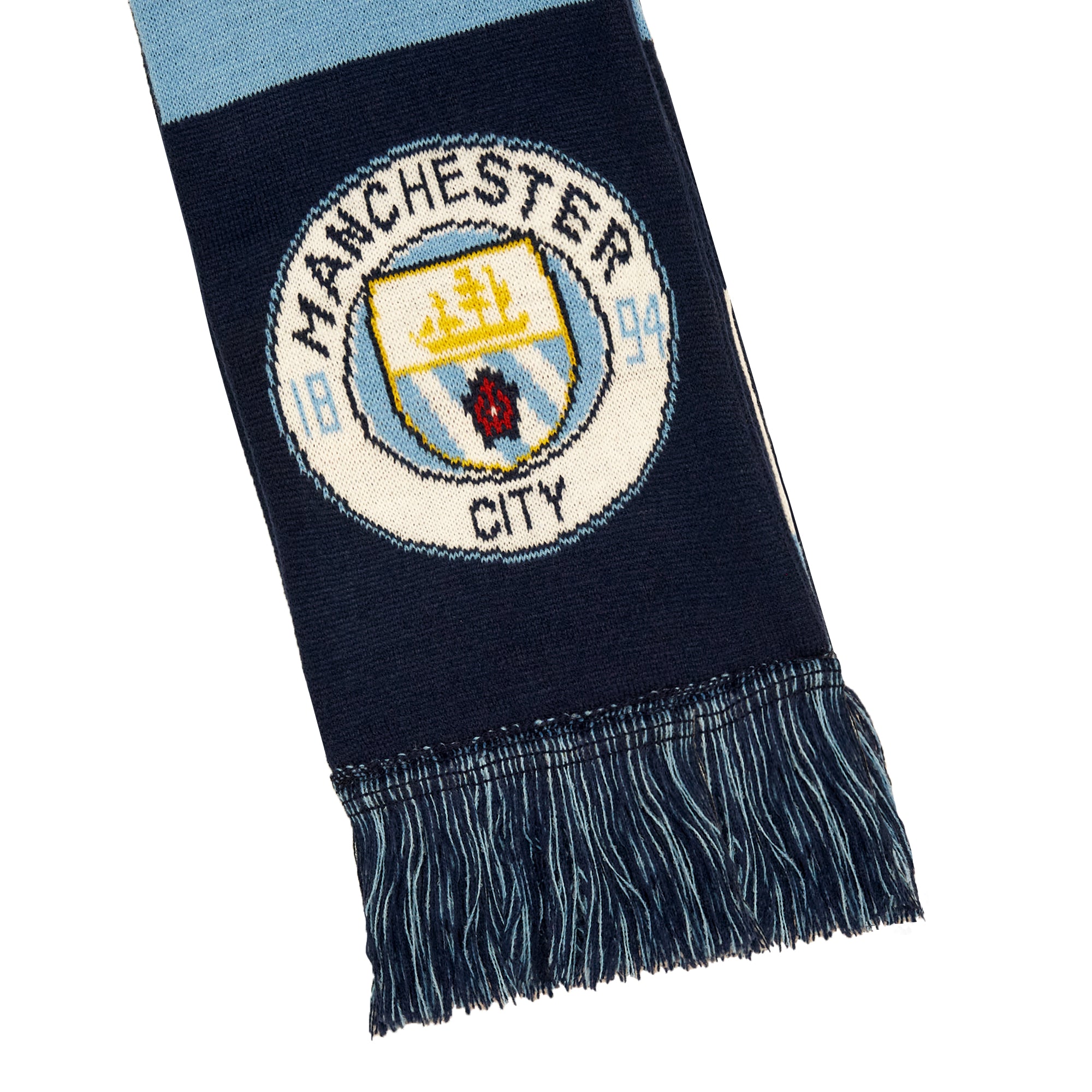 Manchester City Stripes Reversible Fan Scarf