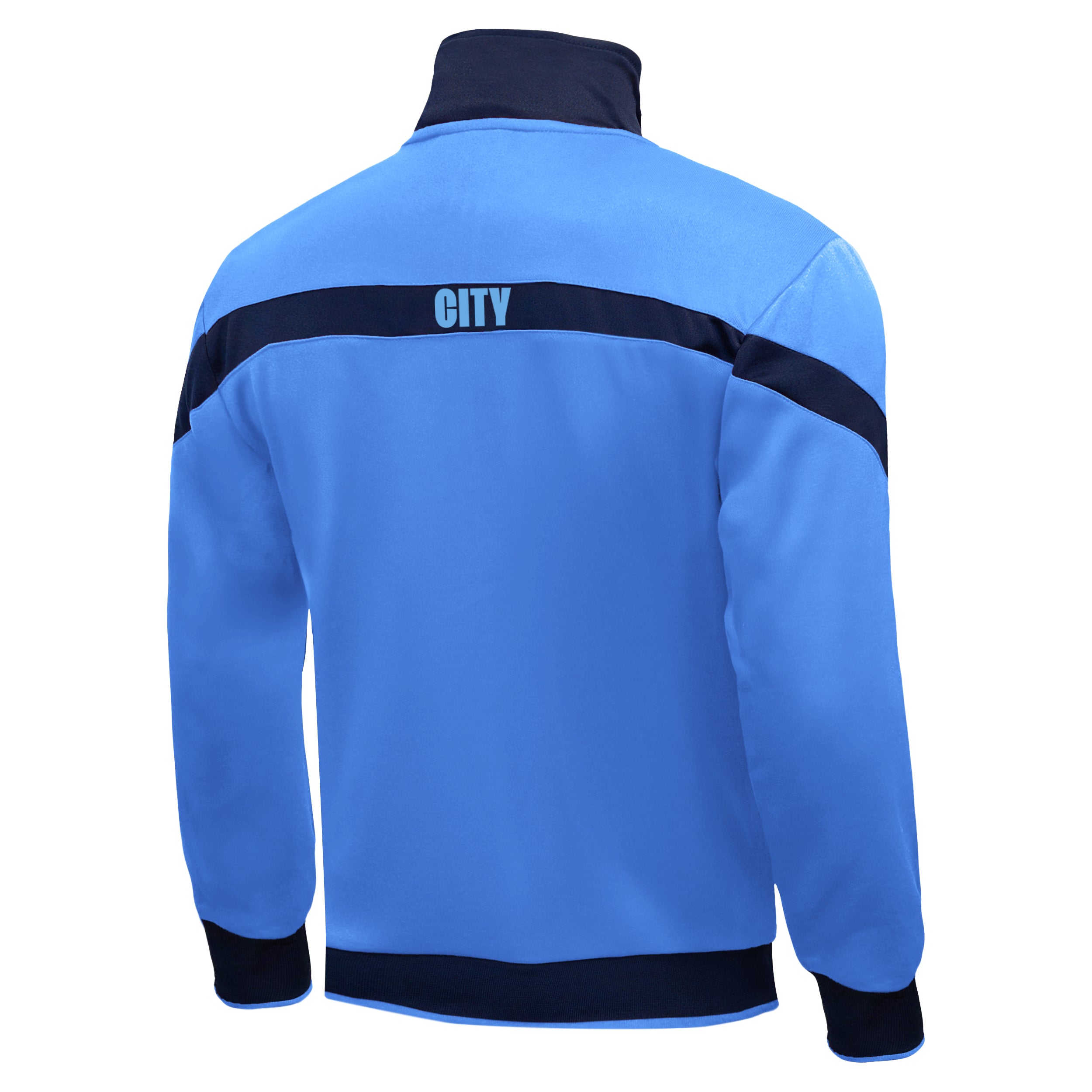 Manchester City Light Blue Track Jacket Back