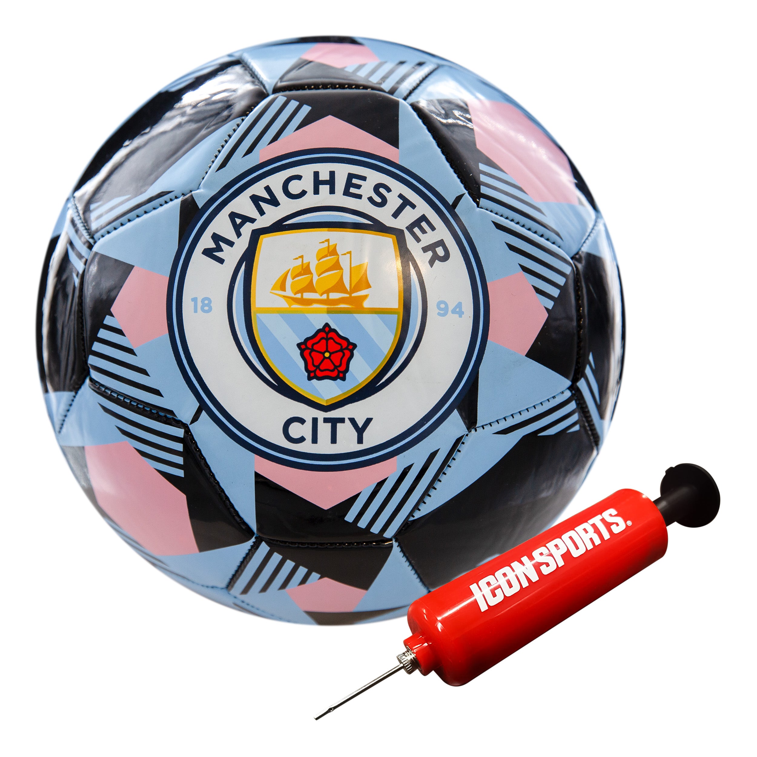 Manchester City Soccer Ball Side 1
