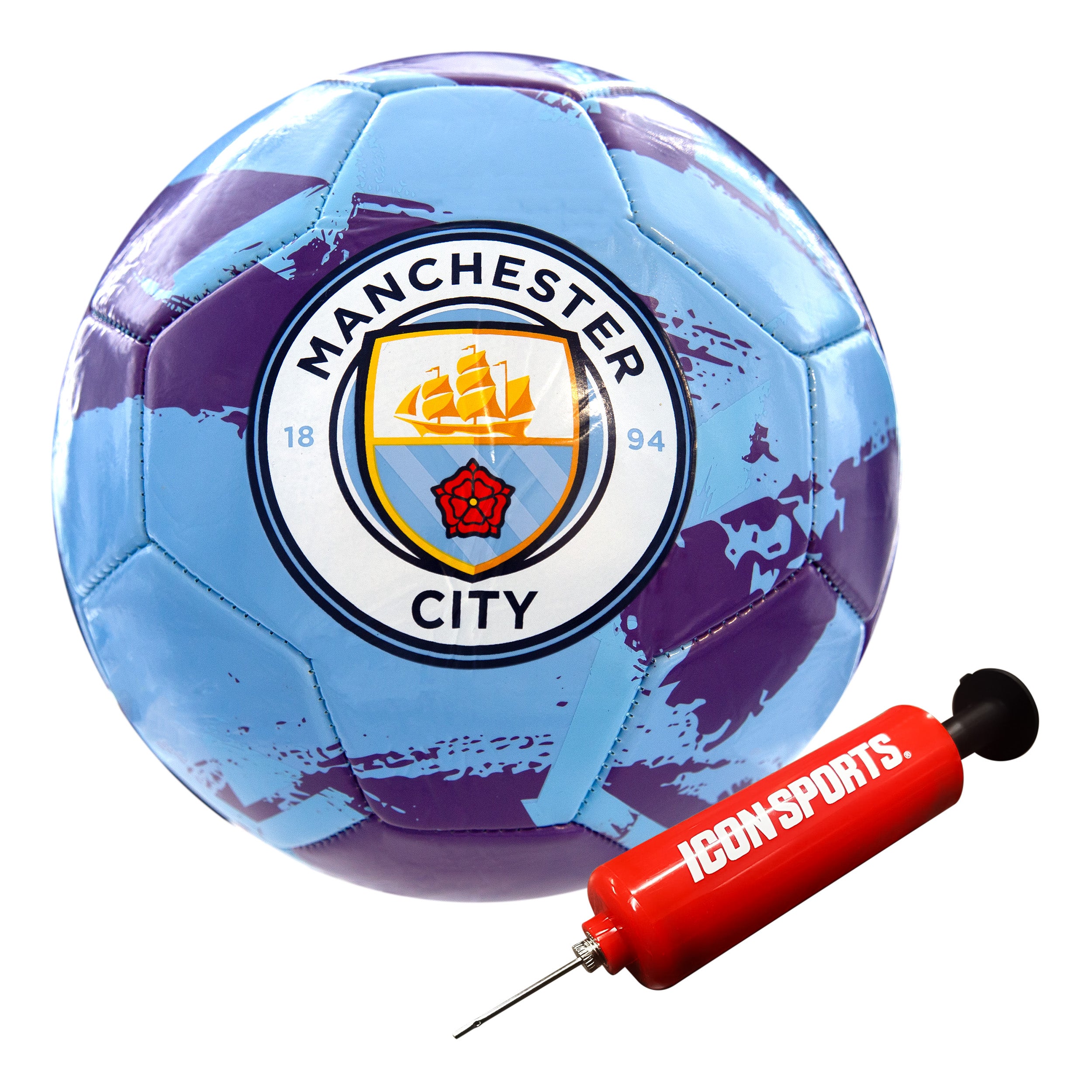 Manchester City Soccer Ball Side 1