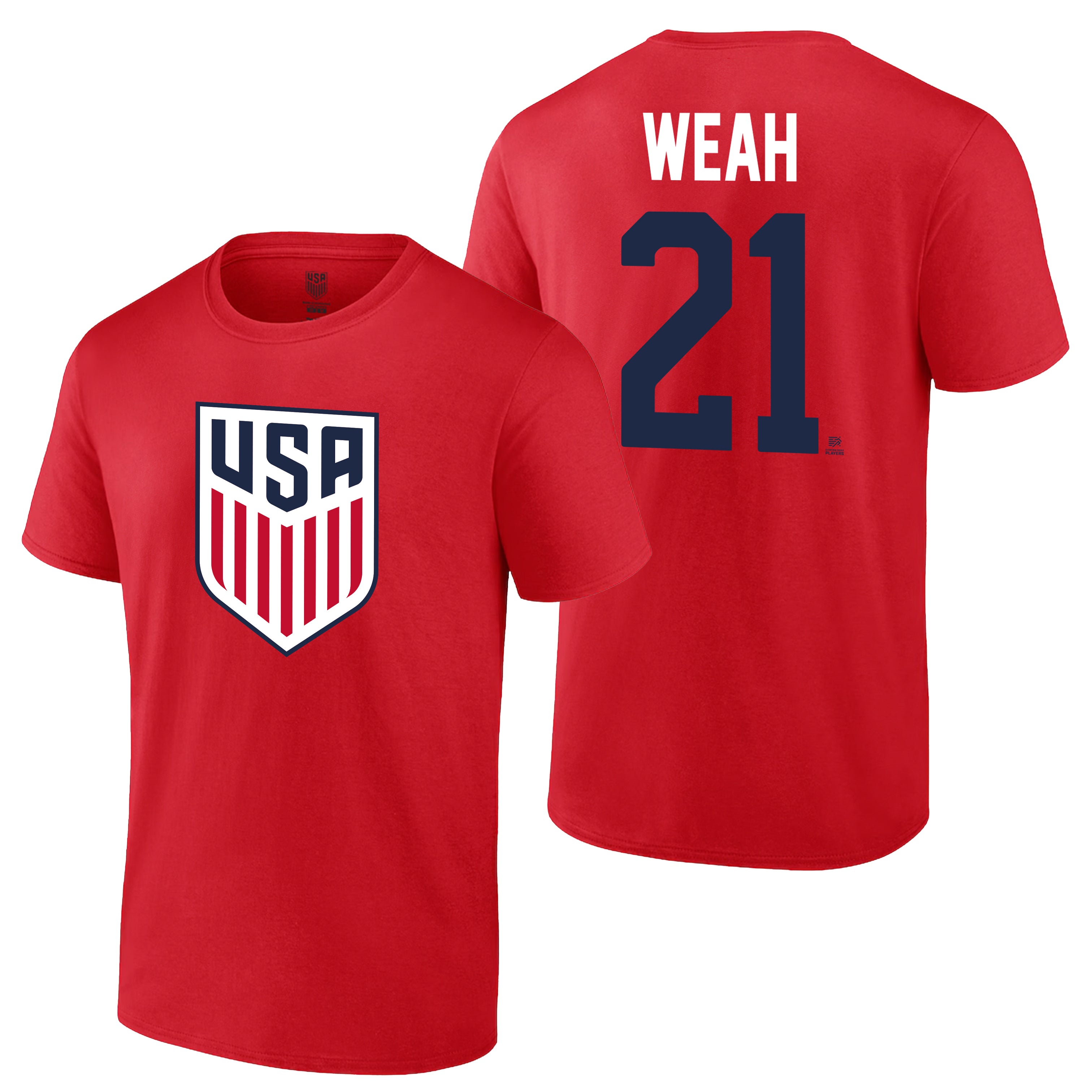 Tim Weah USMNT Men's Logo T-Shirt