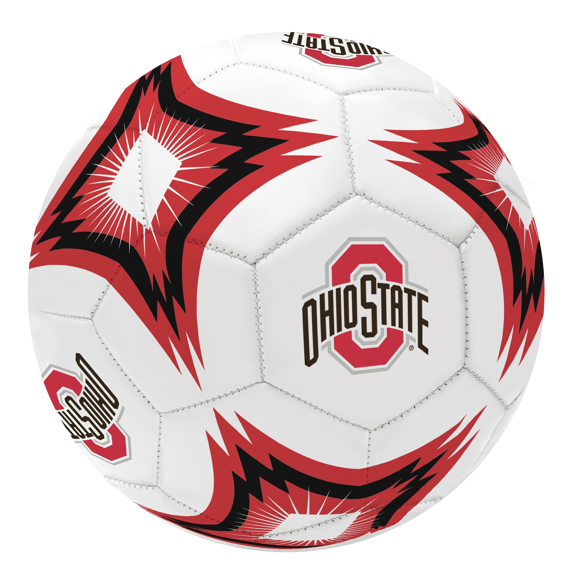 Ohio State Kaleidoscope Regulation Size 5 College Soccer Ball