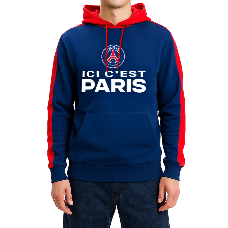 PSG  Navy Hoodie Side 1