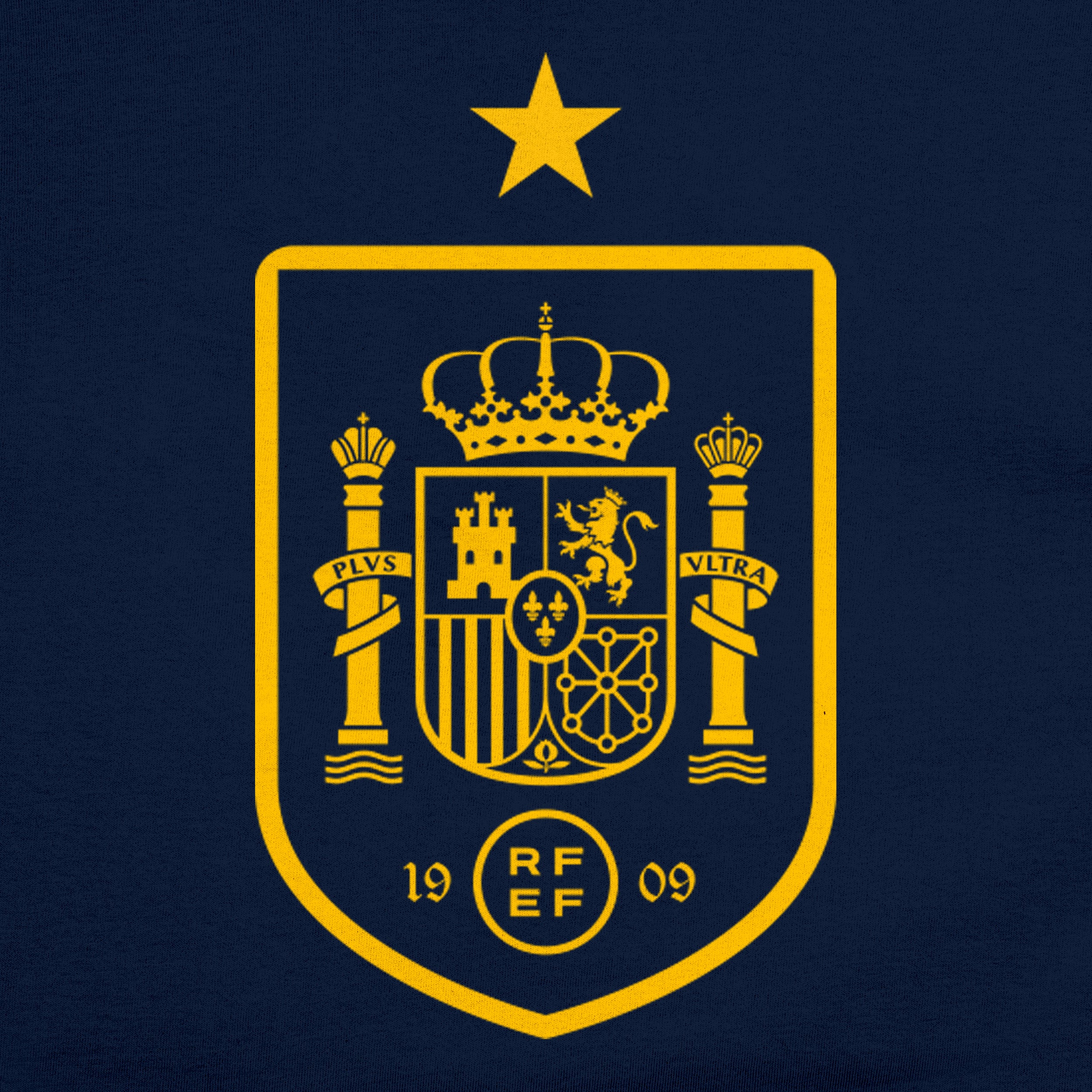 Spain T-Shirt Navy Detail 1