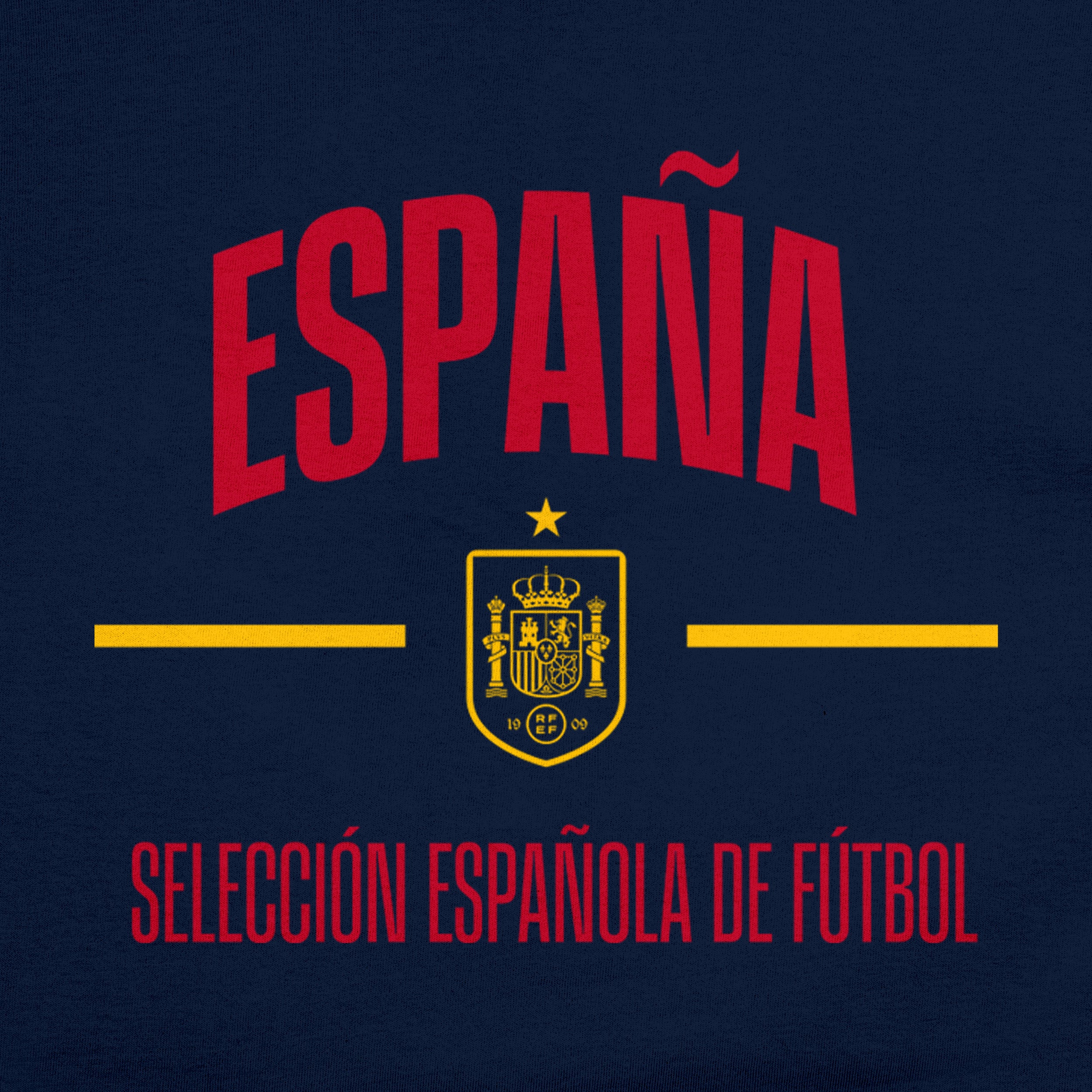 Spain T-Shirt Navy Detail 1