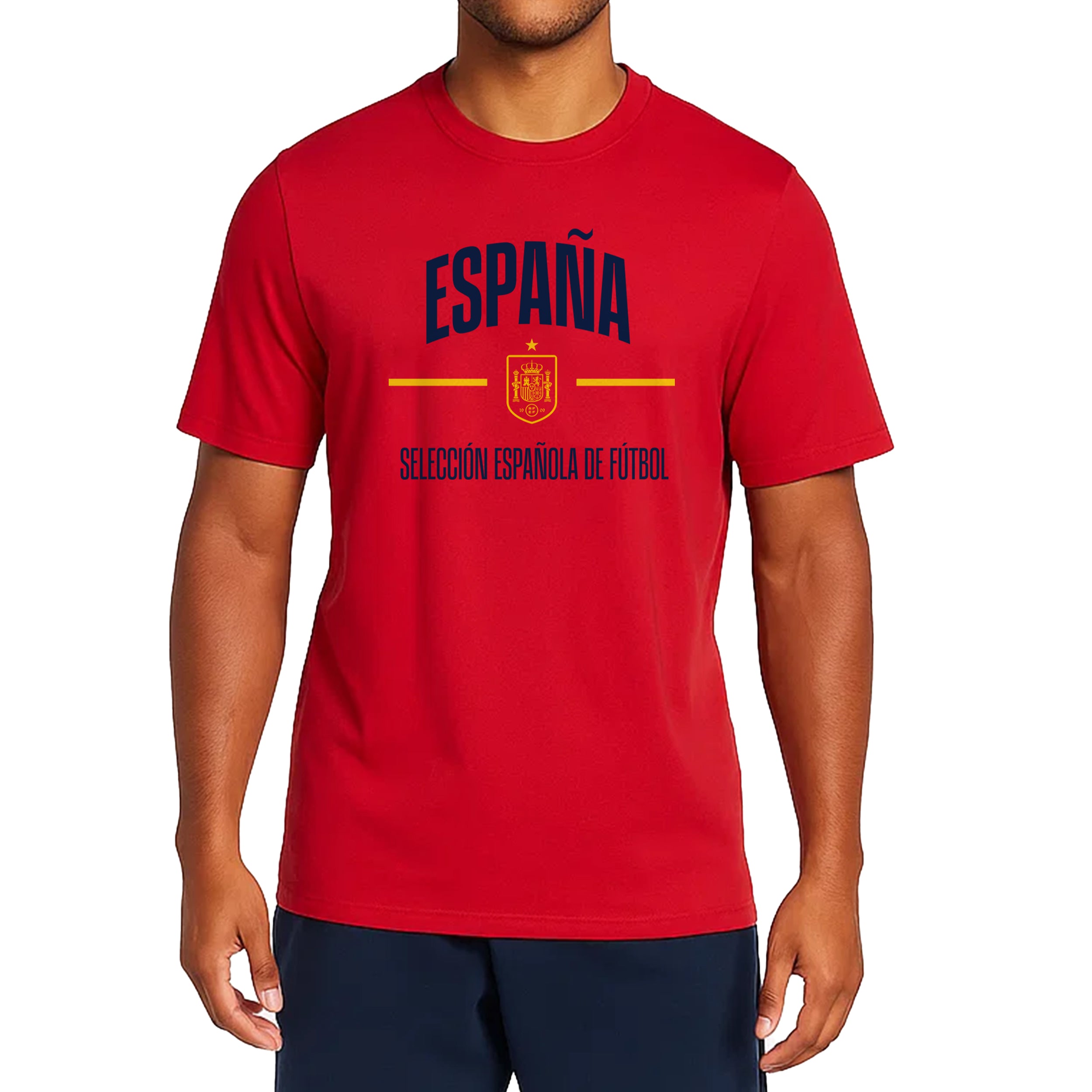 Spain T-Shirt Red Model