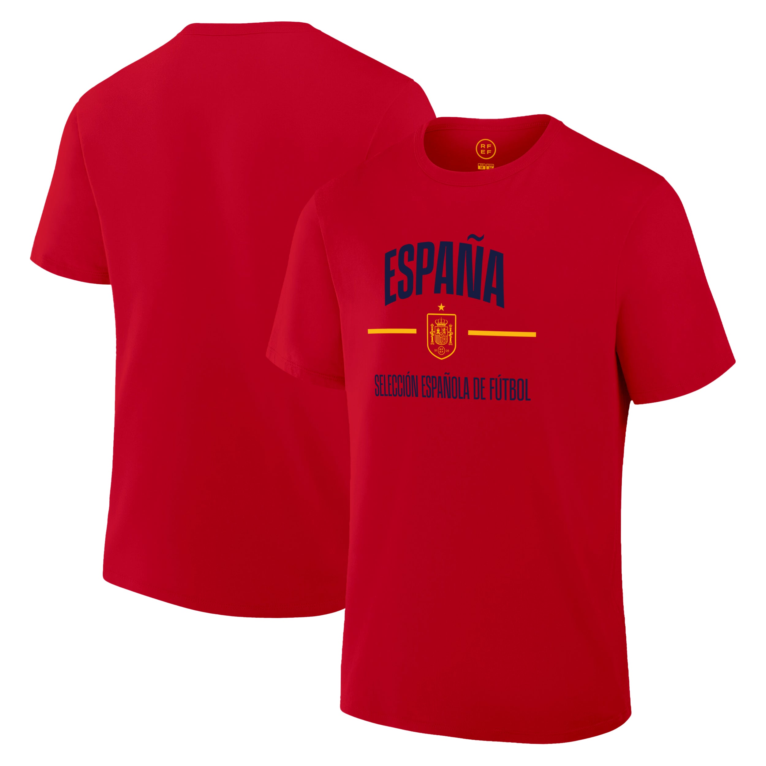 Spain T-Shirt Red Front Back