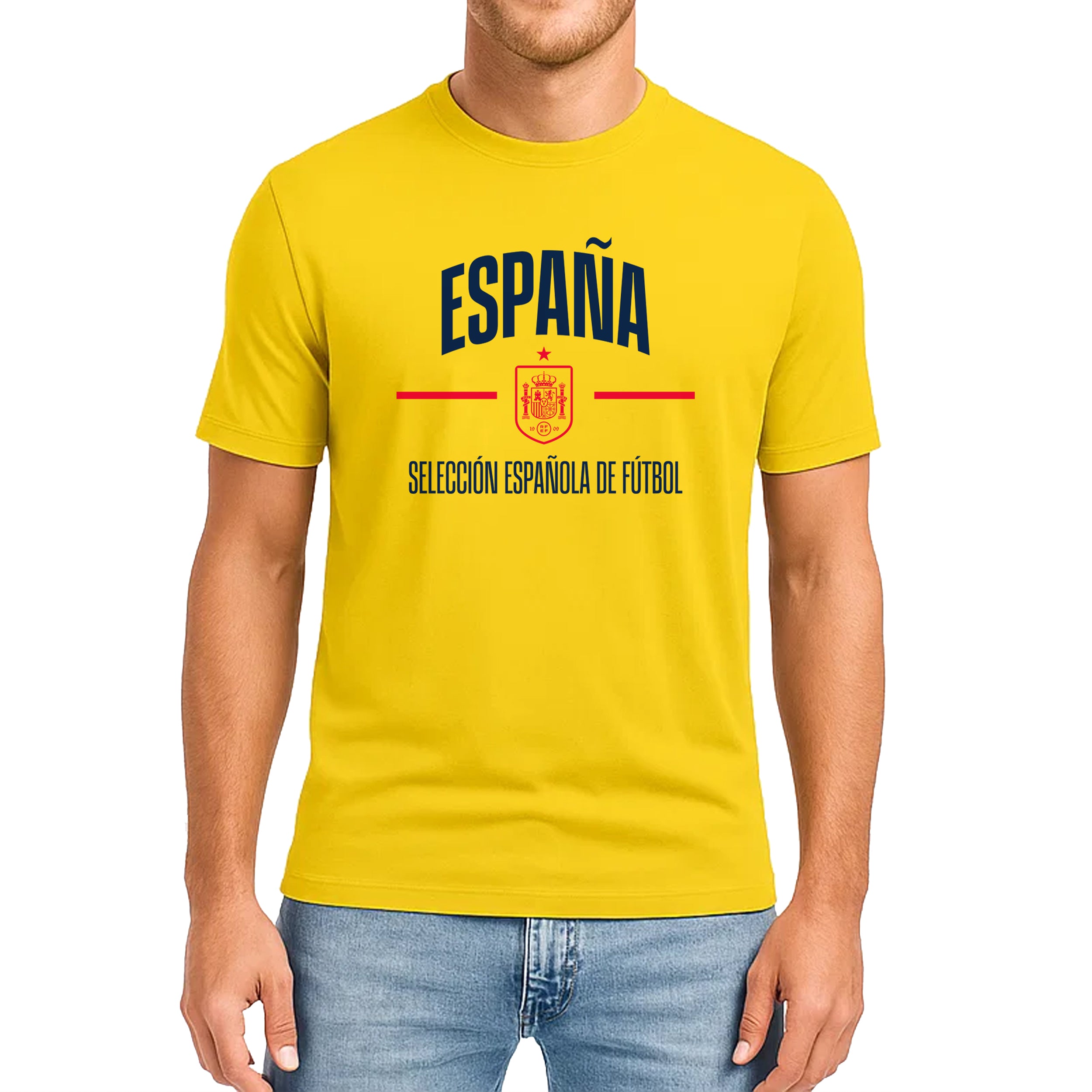 Spain T-Shirt Yellow Model