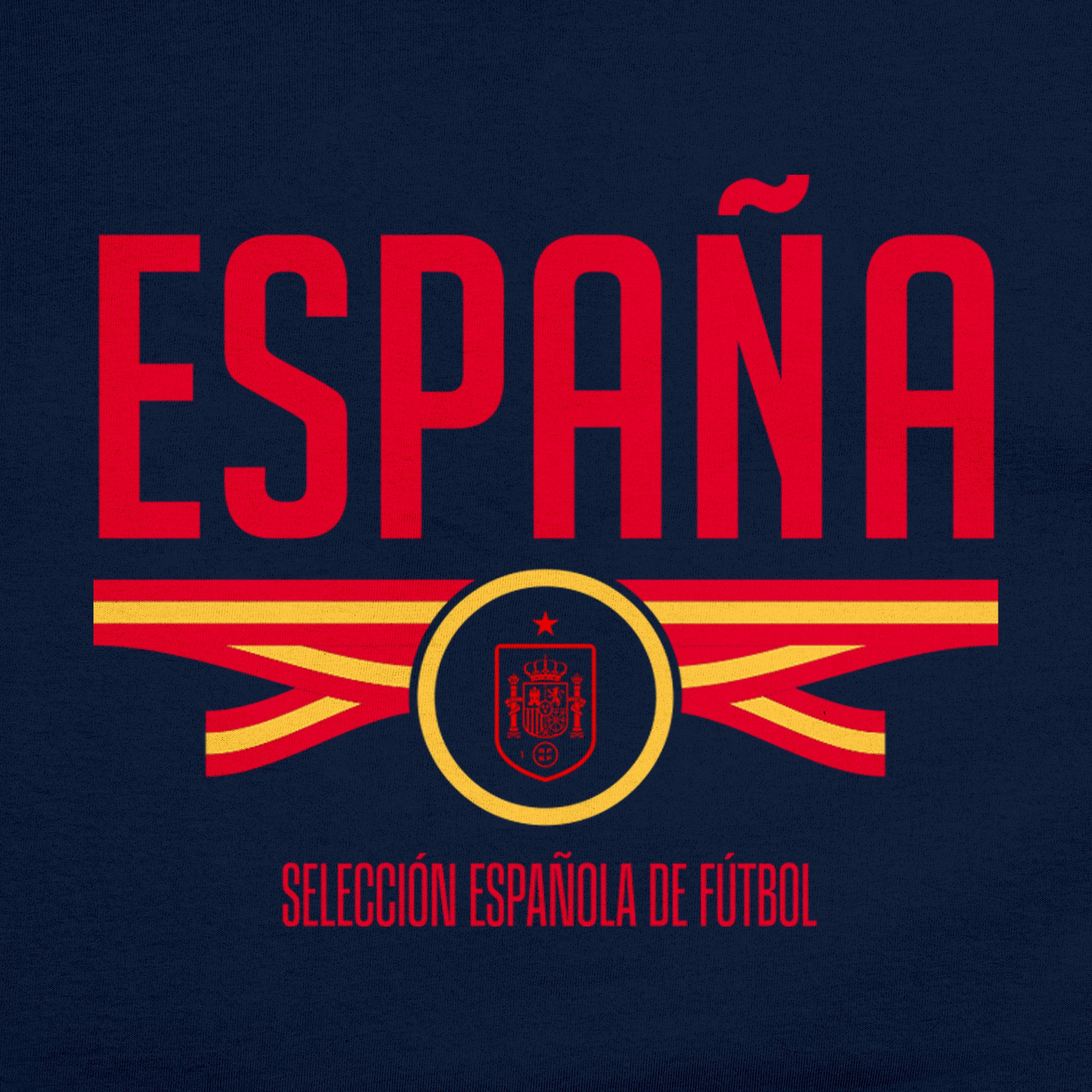 Spain T-Shirt Navy Detail 1