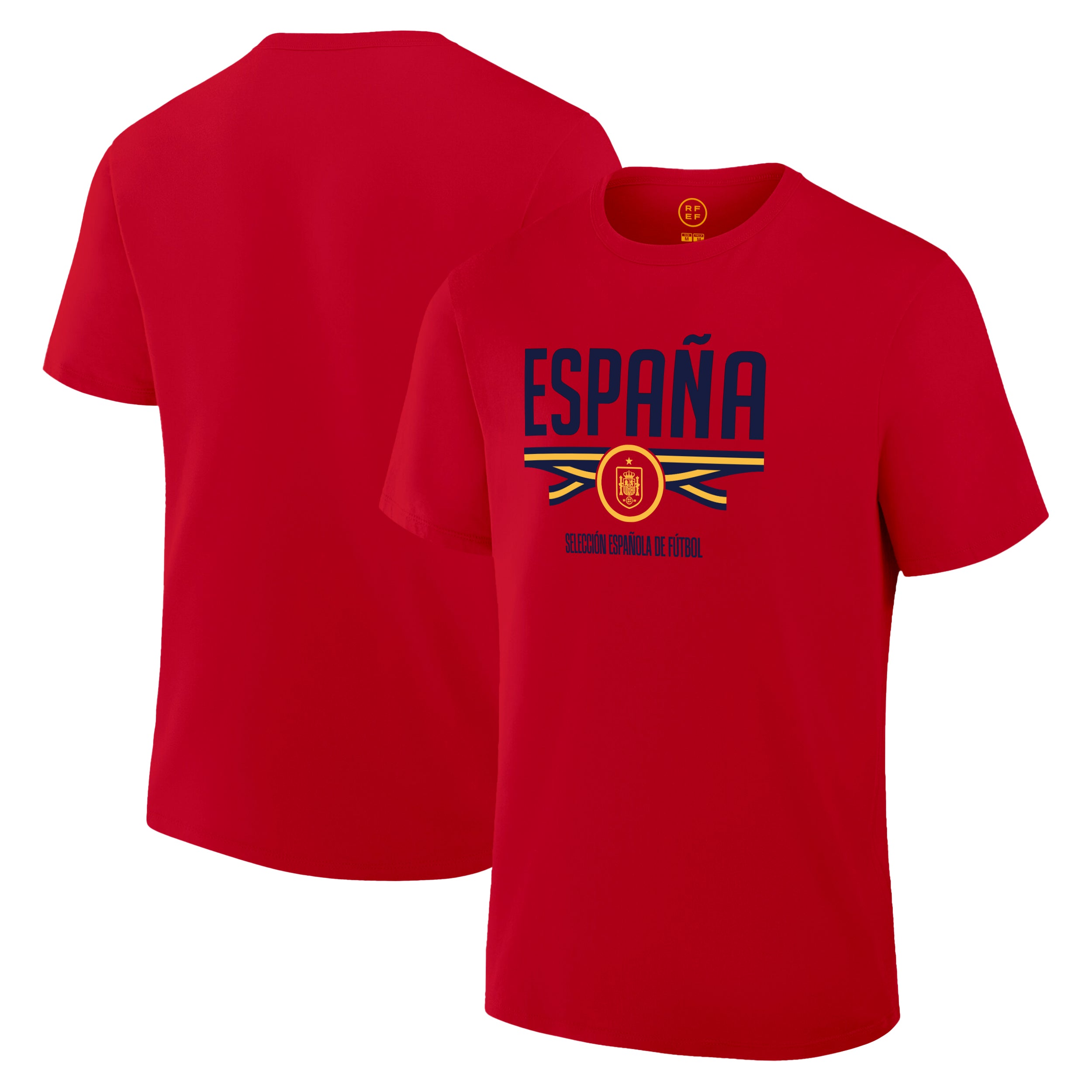 Spain T-Shirt Red Front Back
