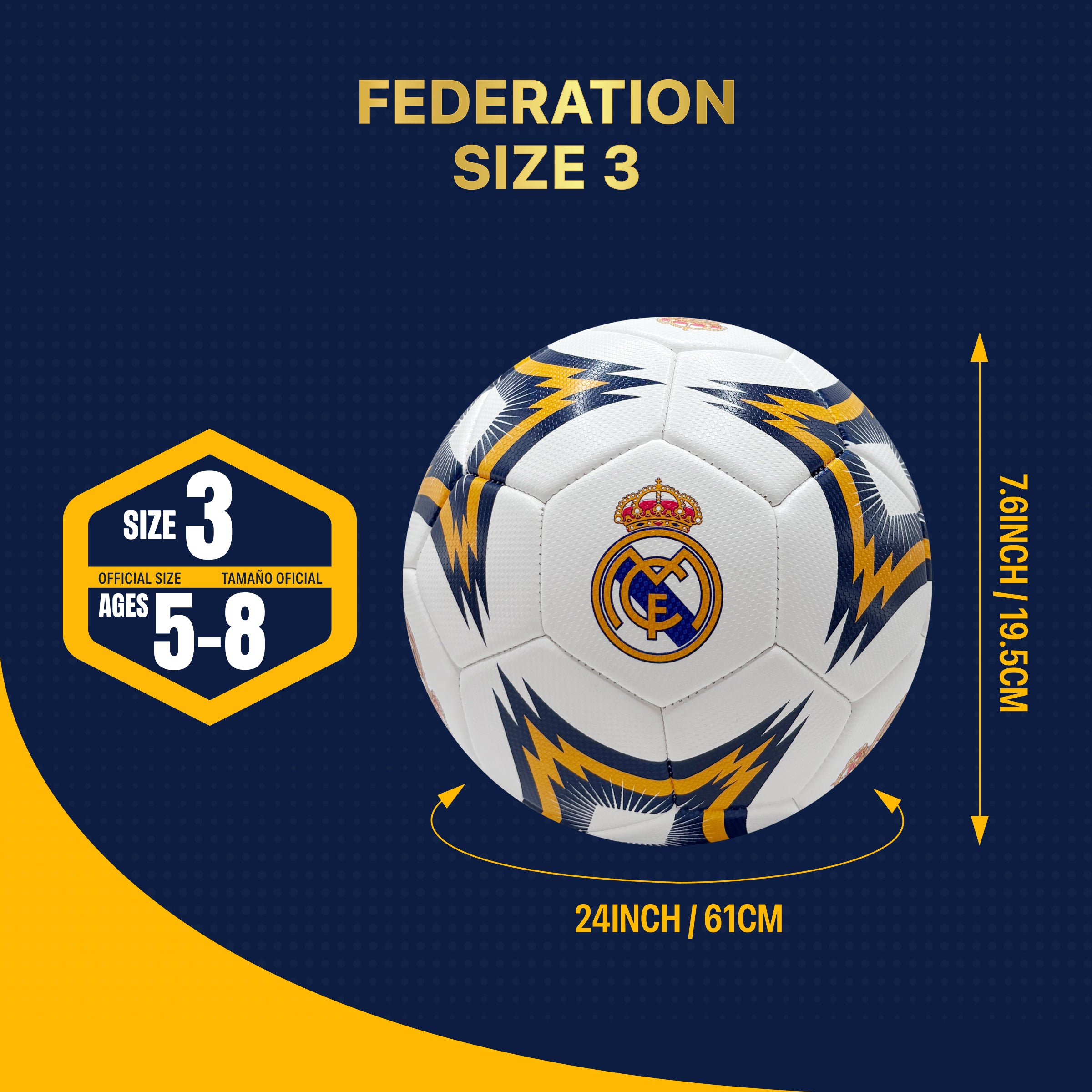 Real Madrid Soccer Ball Detail 1