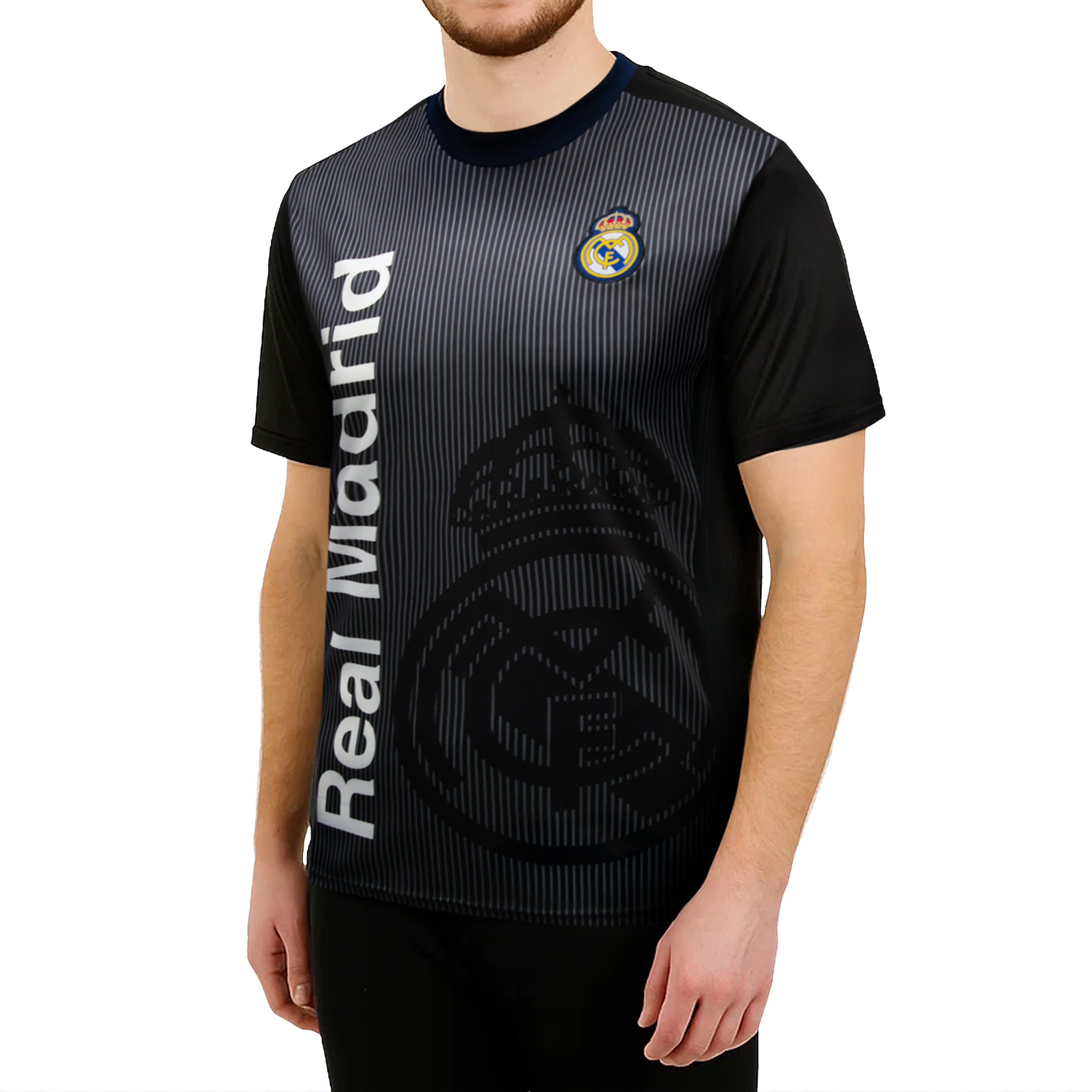 Real Madrid Black T-Shirt Model