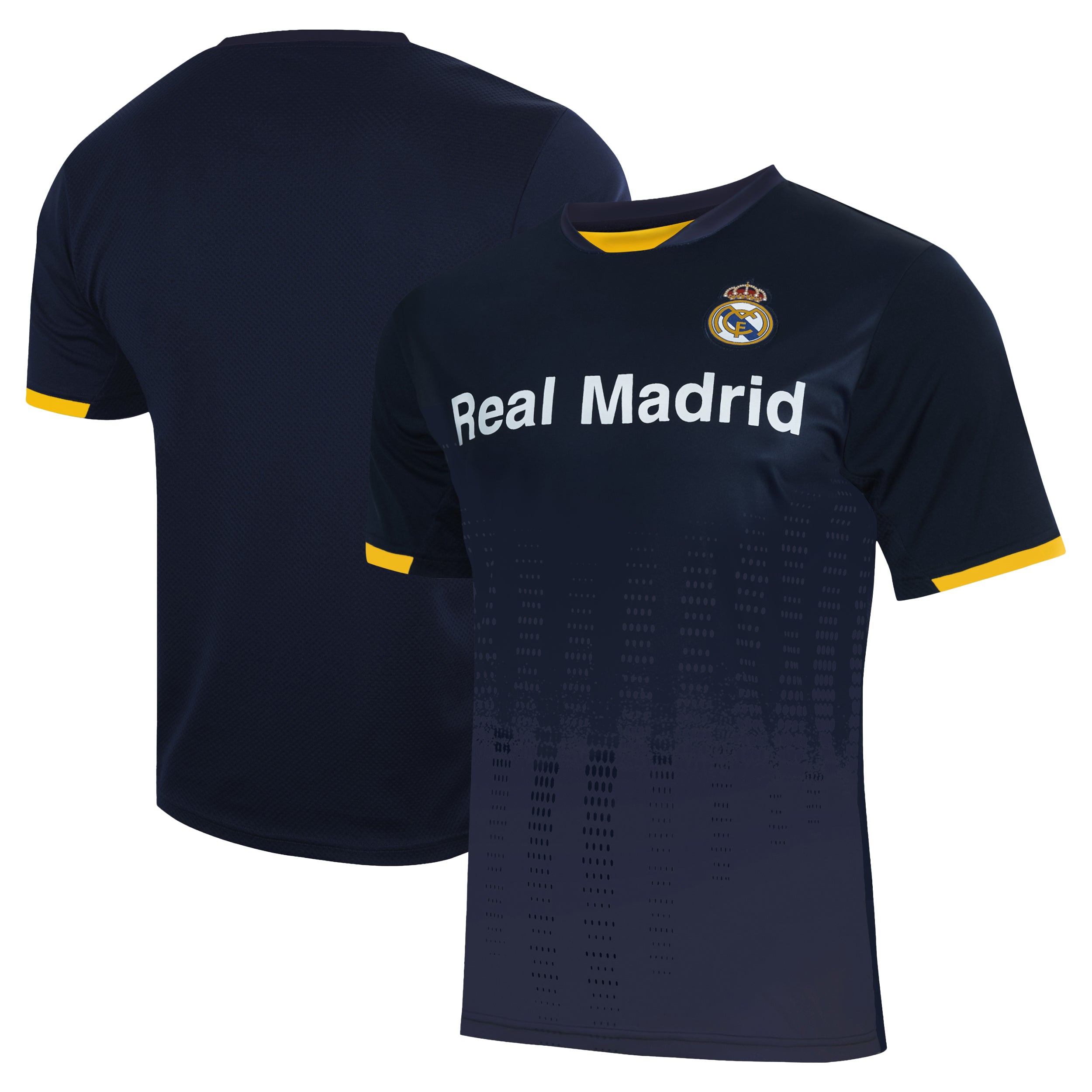 Real Madrid Jersey Navy Front Back