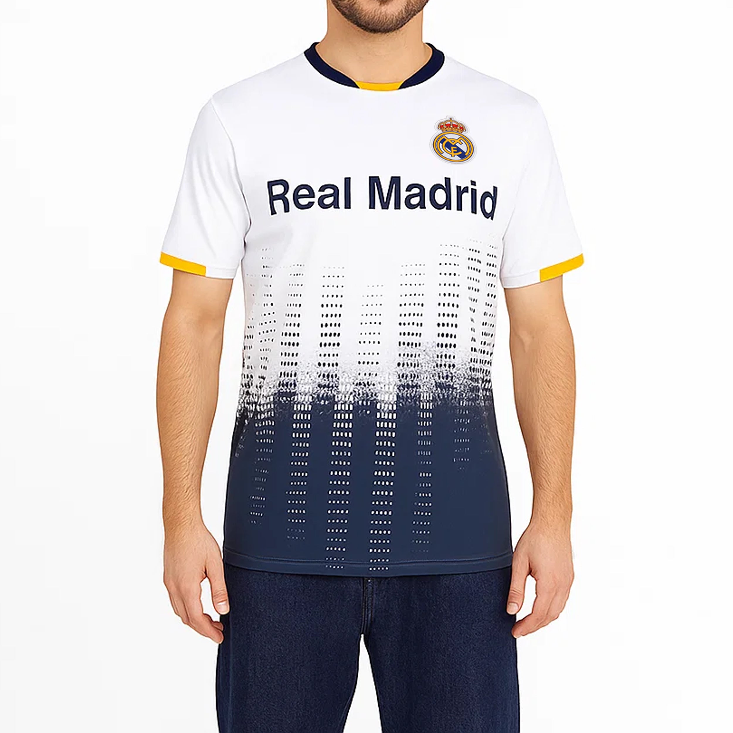 Real Madrid Jersey White Model