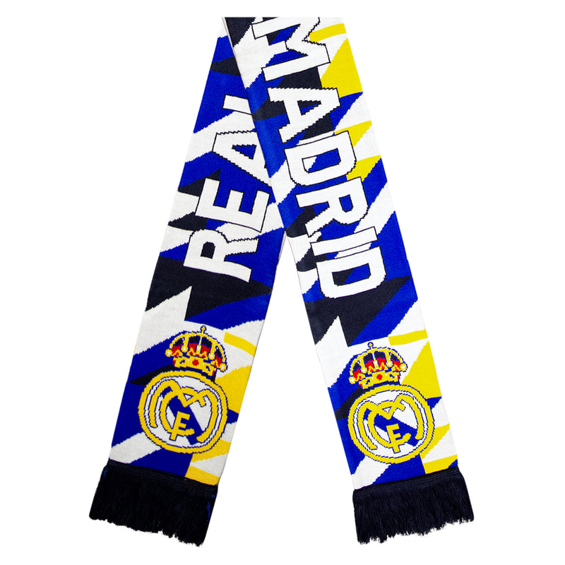 Real Madrid CF Fan Gear Bundle: Scarf & Beanie Set
