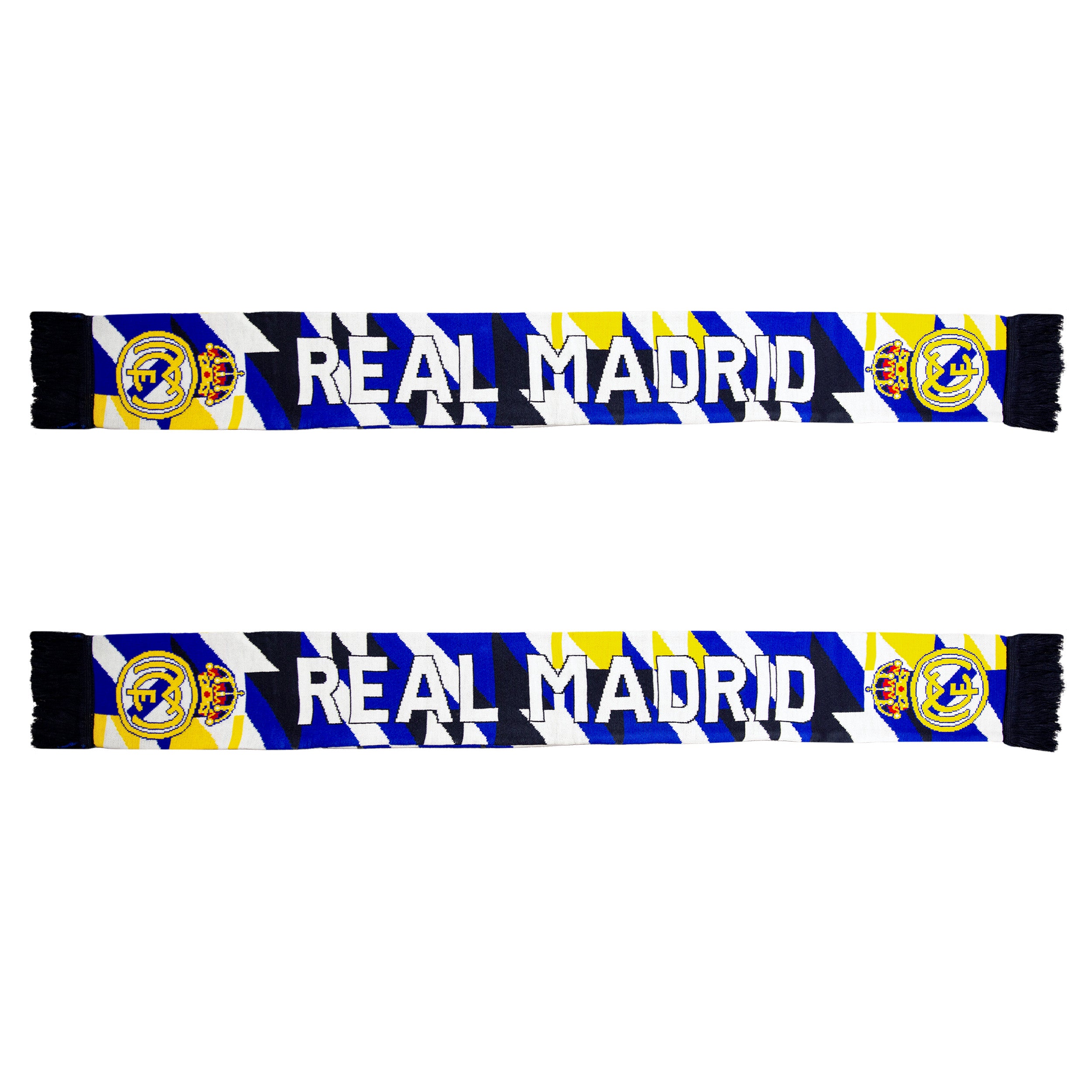 Real Madrid CF Fan Gear Bundle: Scarf & Beanie Set