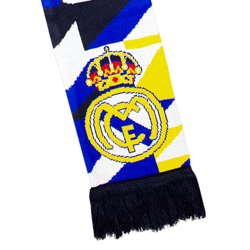 Real Madrid CF Fan Gear Bundle: Scarf & Beanie Set