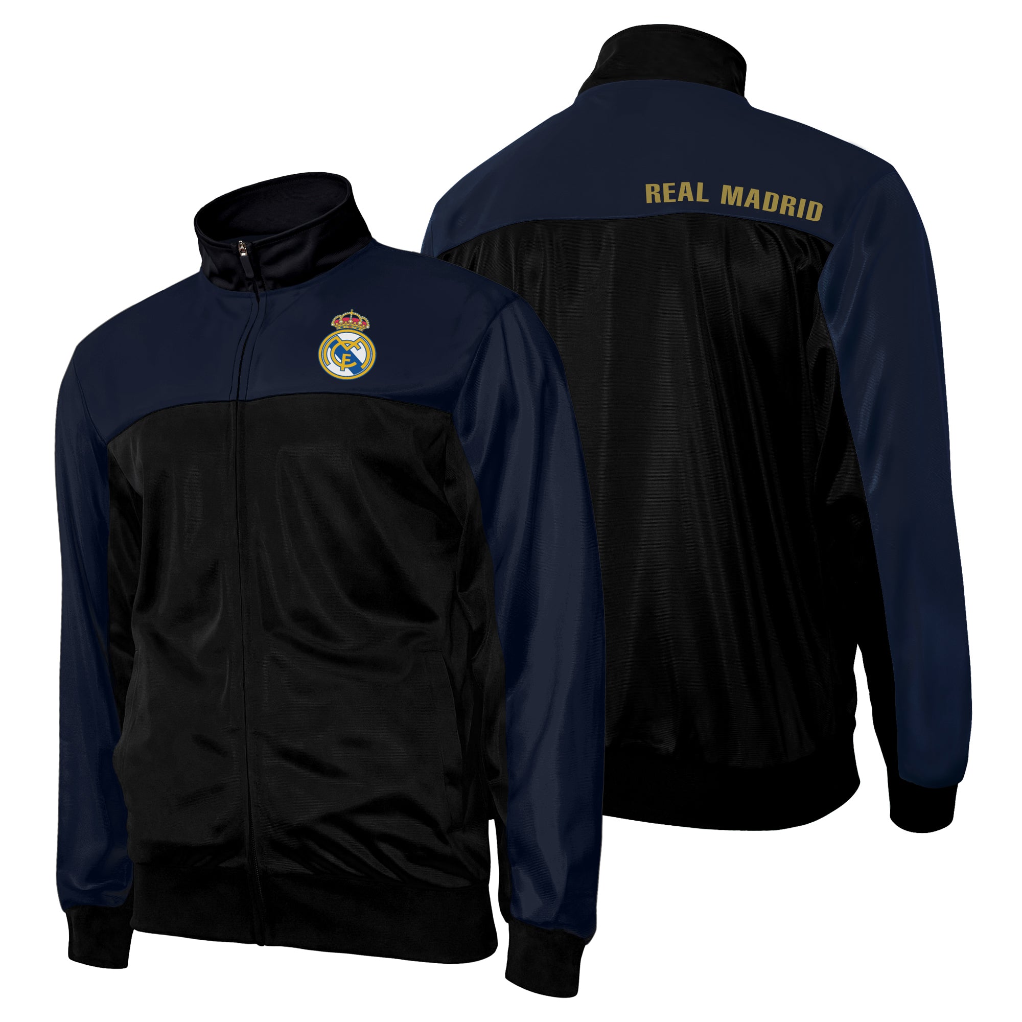 Real Madrid CF Track Jacket Front Back