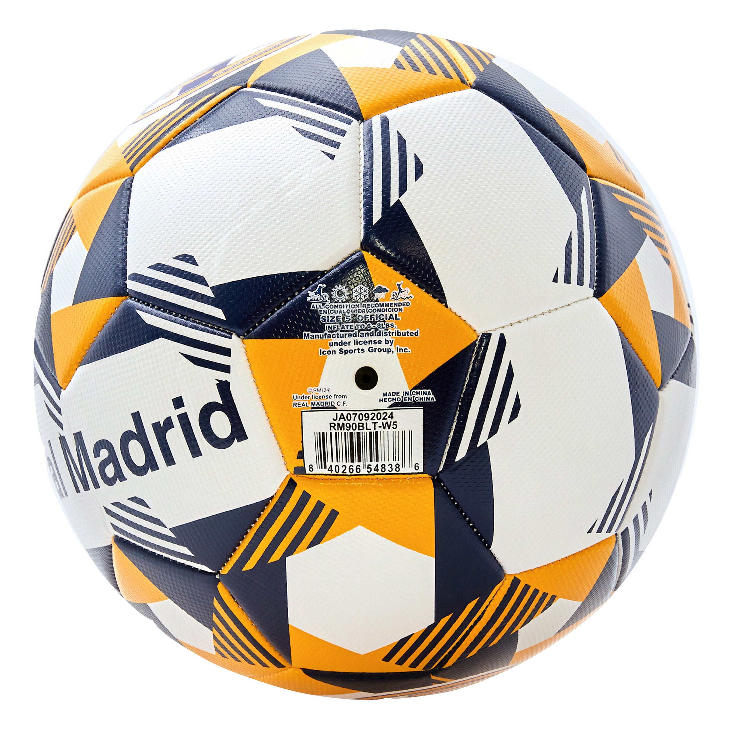 Real Madrid Soccer Ball Side 2