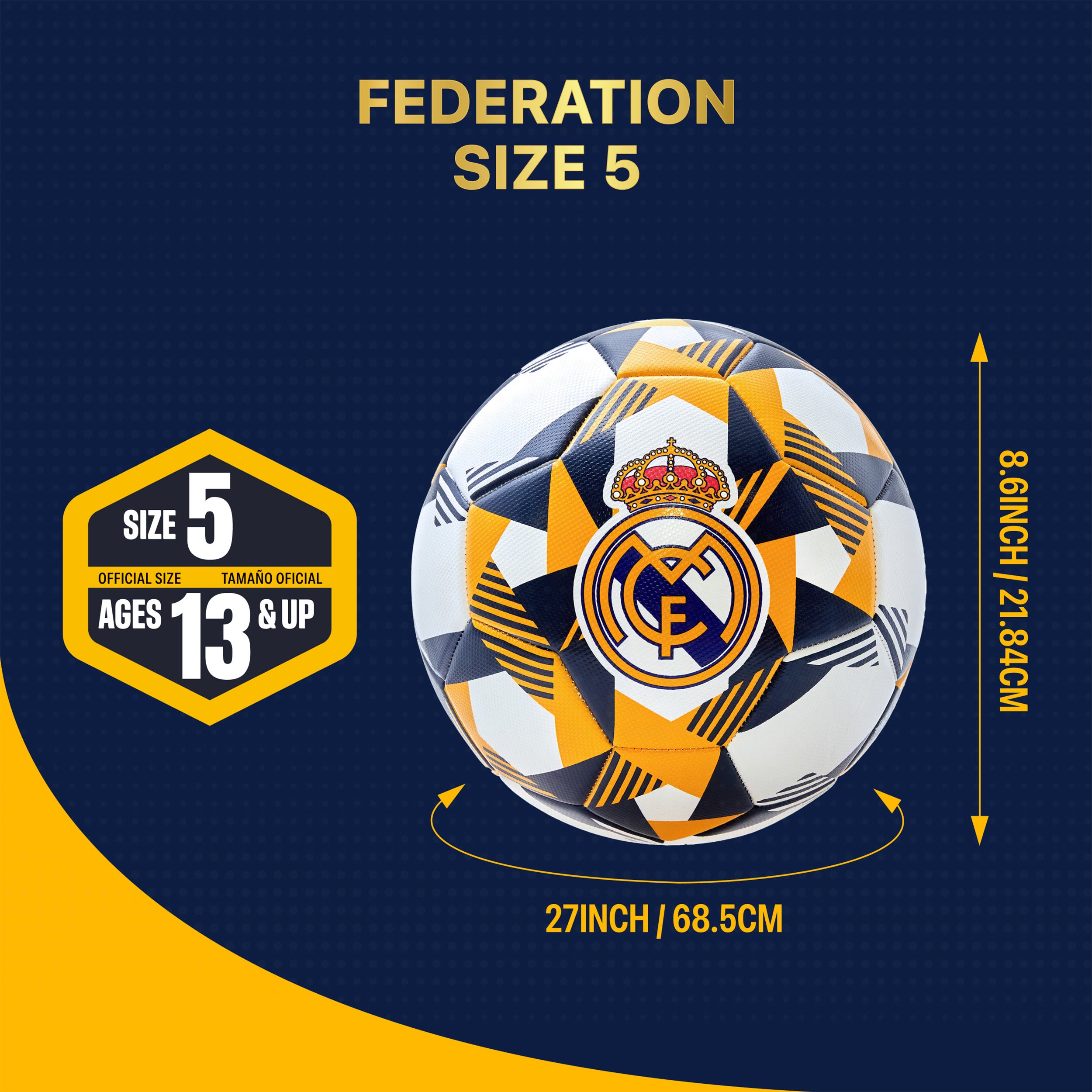 Real Madrid Soccer Ball Detail 1