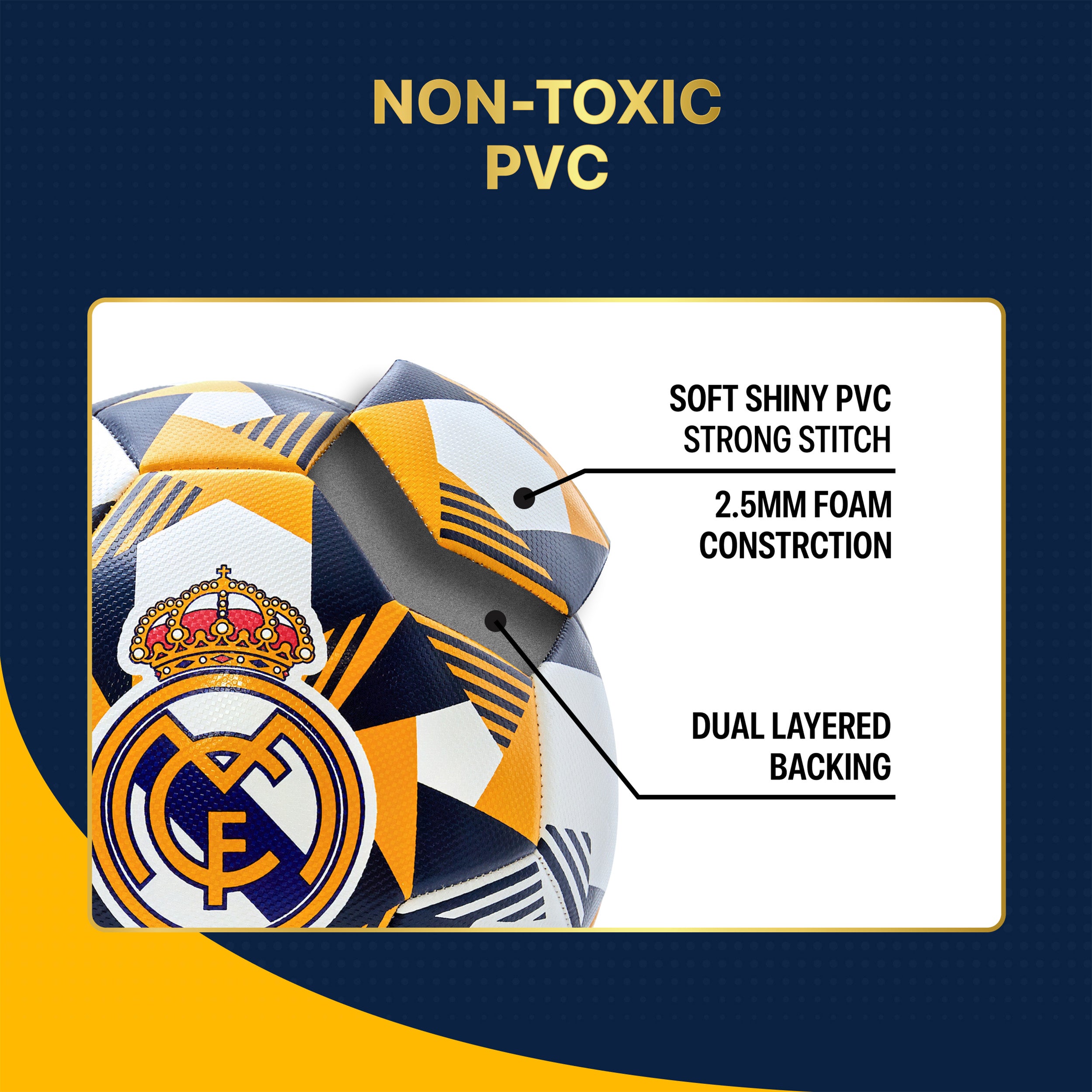 Real Madrid Soccer Ball Detail 2