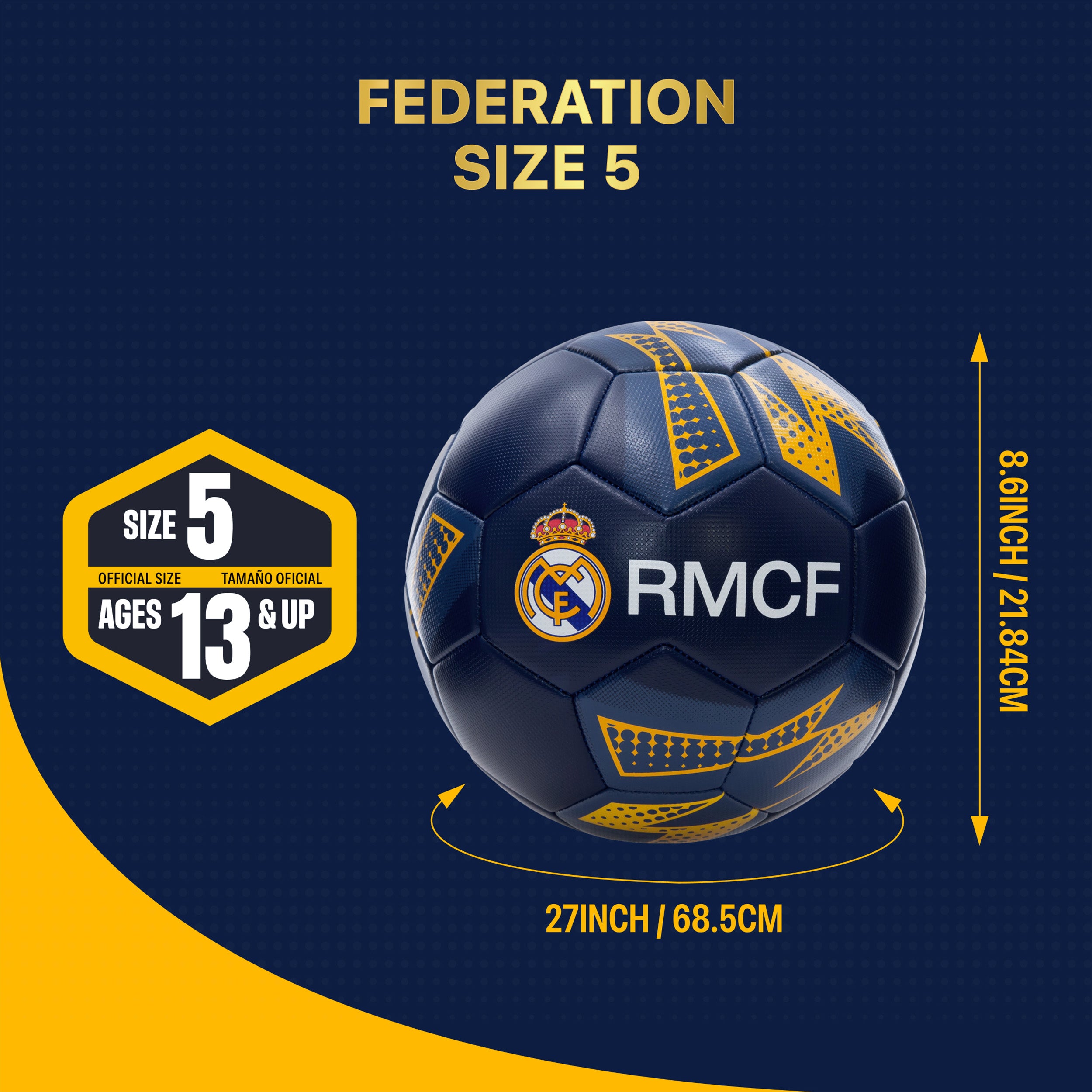 Real Madrid Soccer Ball Detail 1