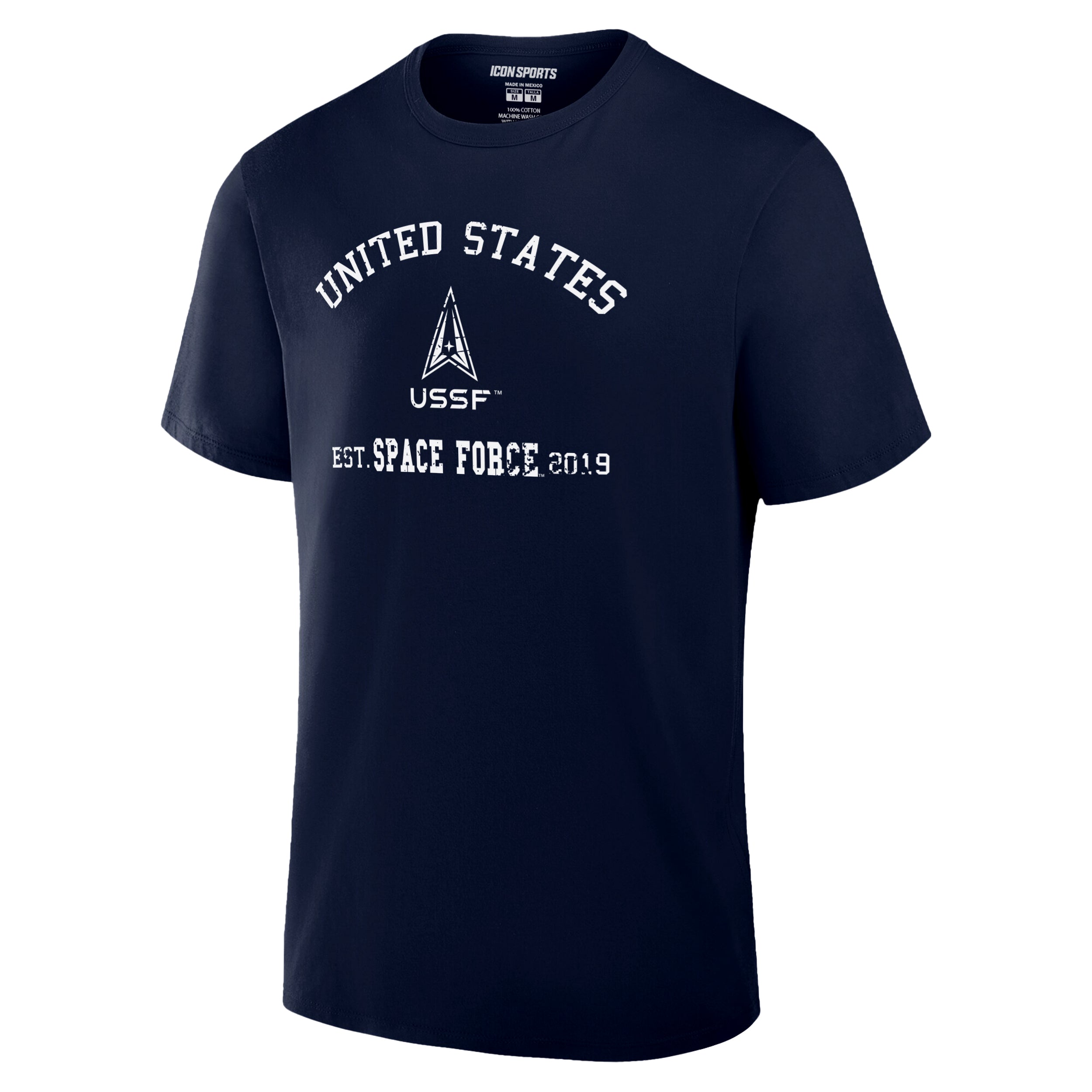 US Space Force T-Shirt Black Front
