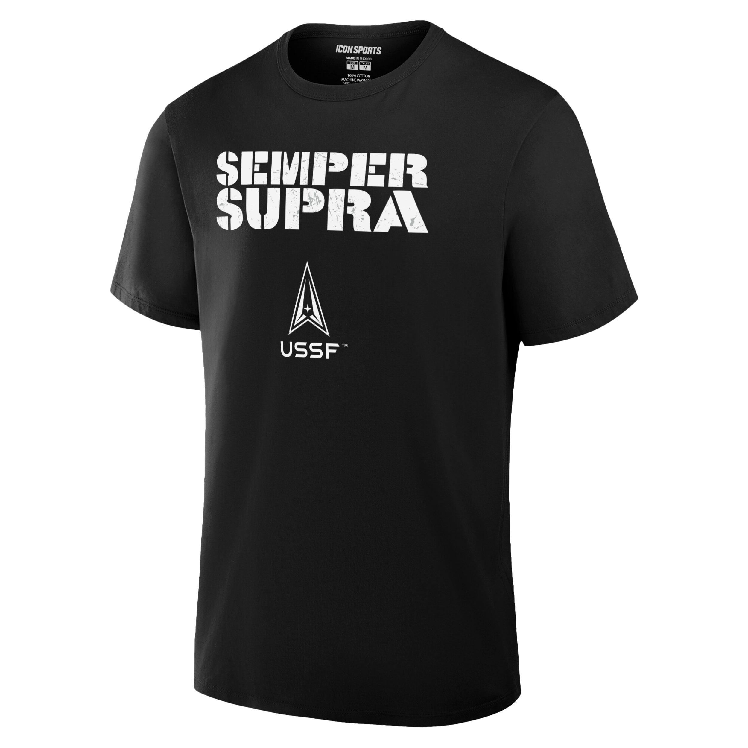 US Space Force T-Shirt Black Front
