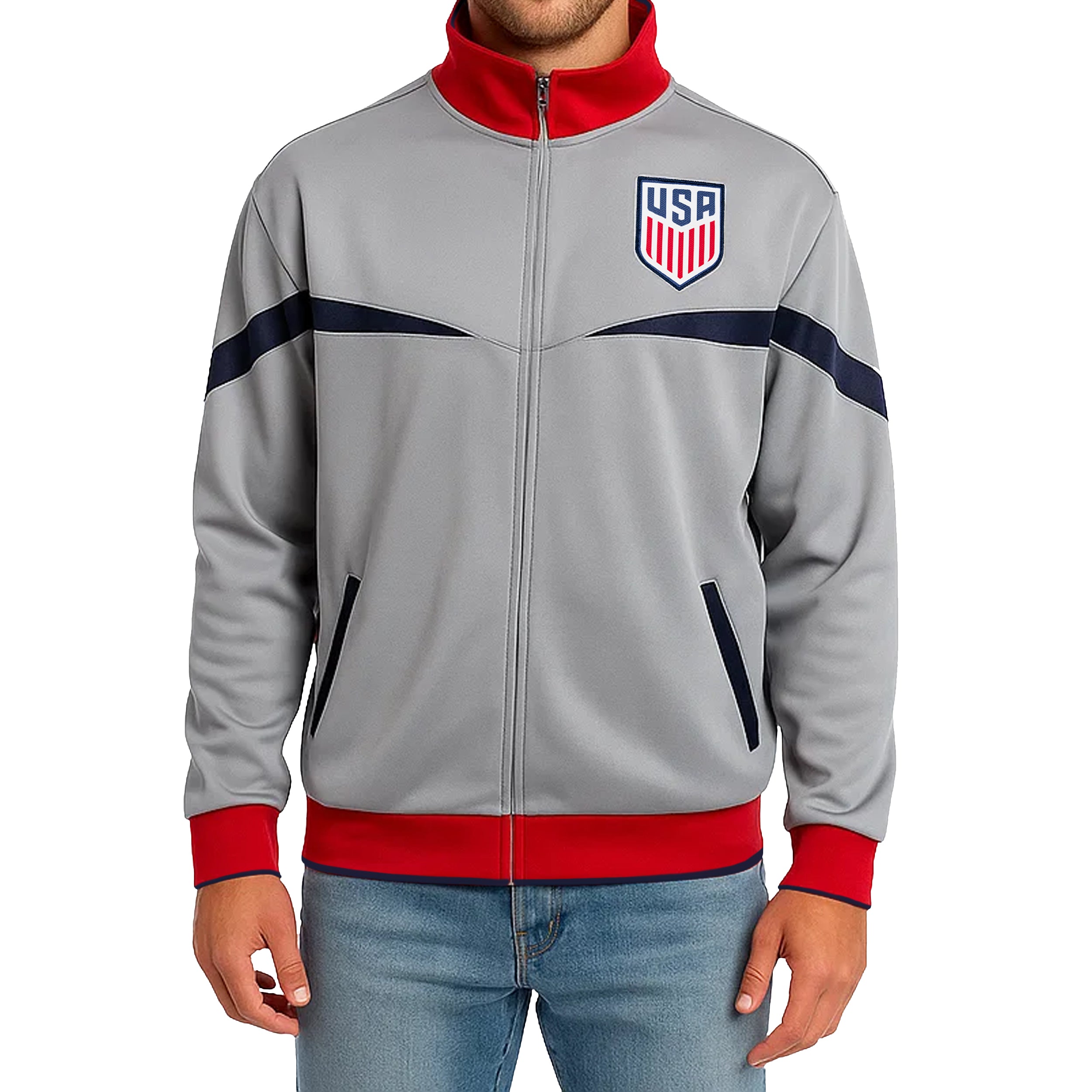 USA Unisex Zip Up Model