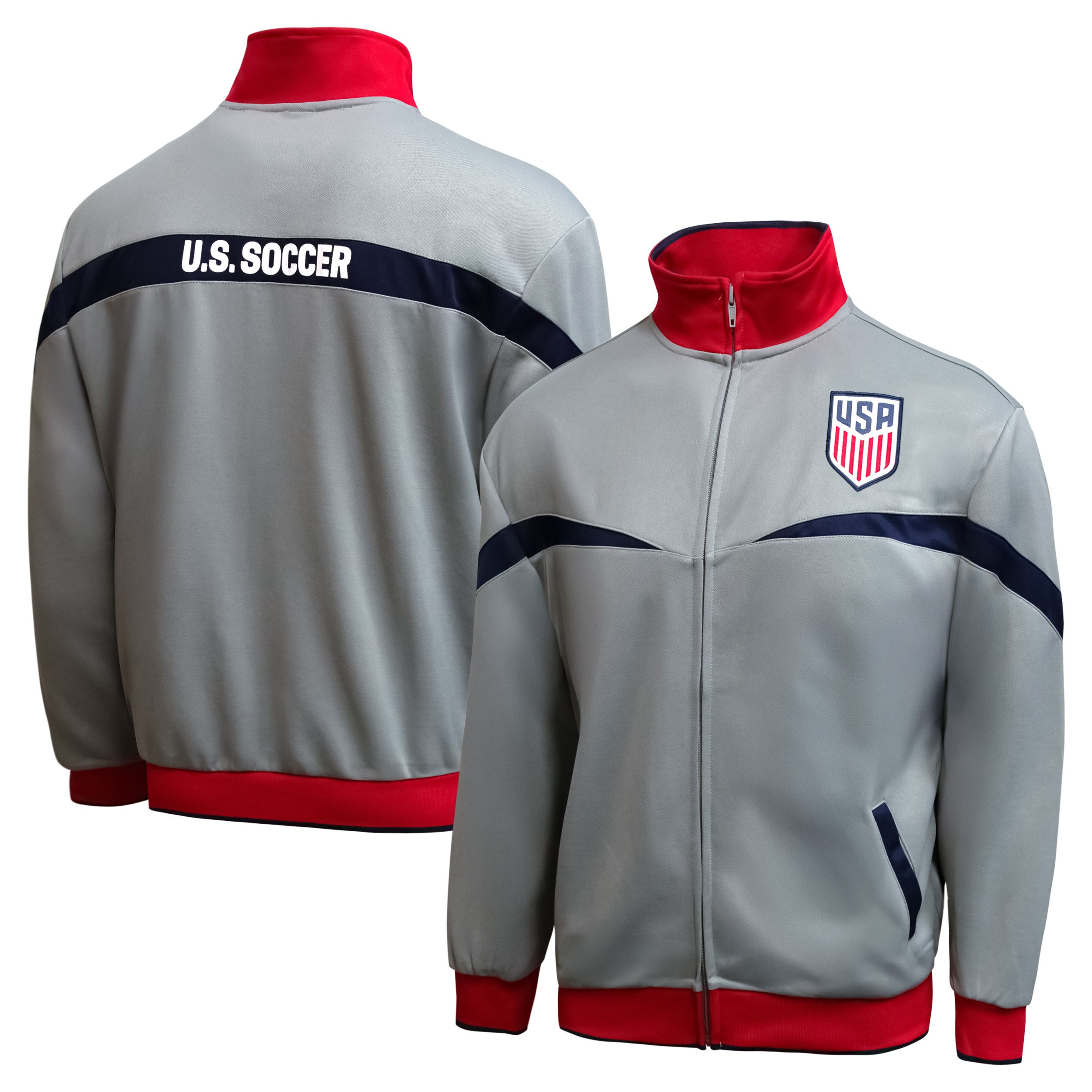 USA Unisex Zip Up Front Back