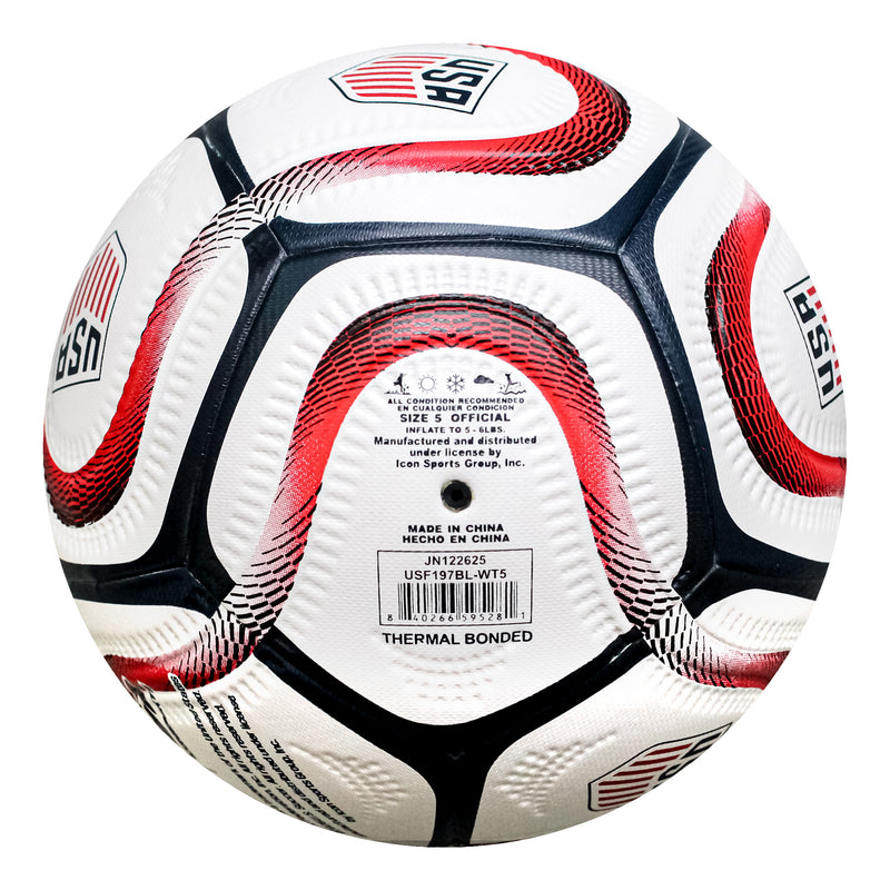 white soccer ball
