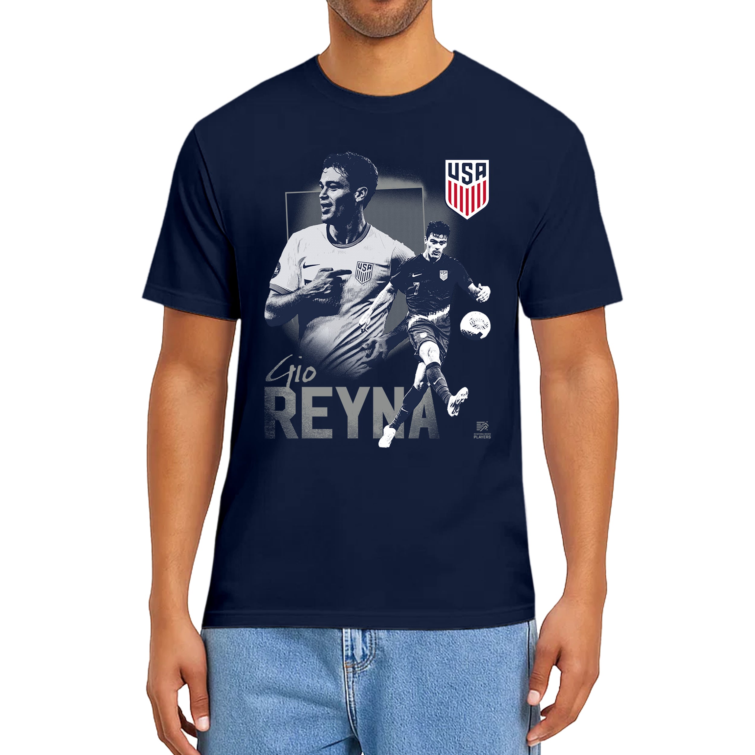 Men National Team Reyna Navy Shirt Model
