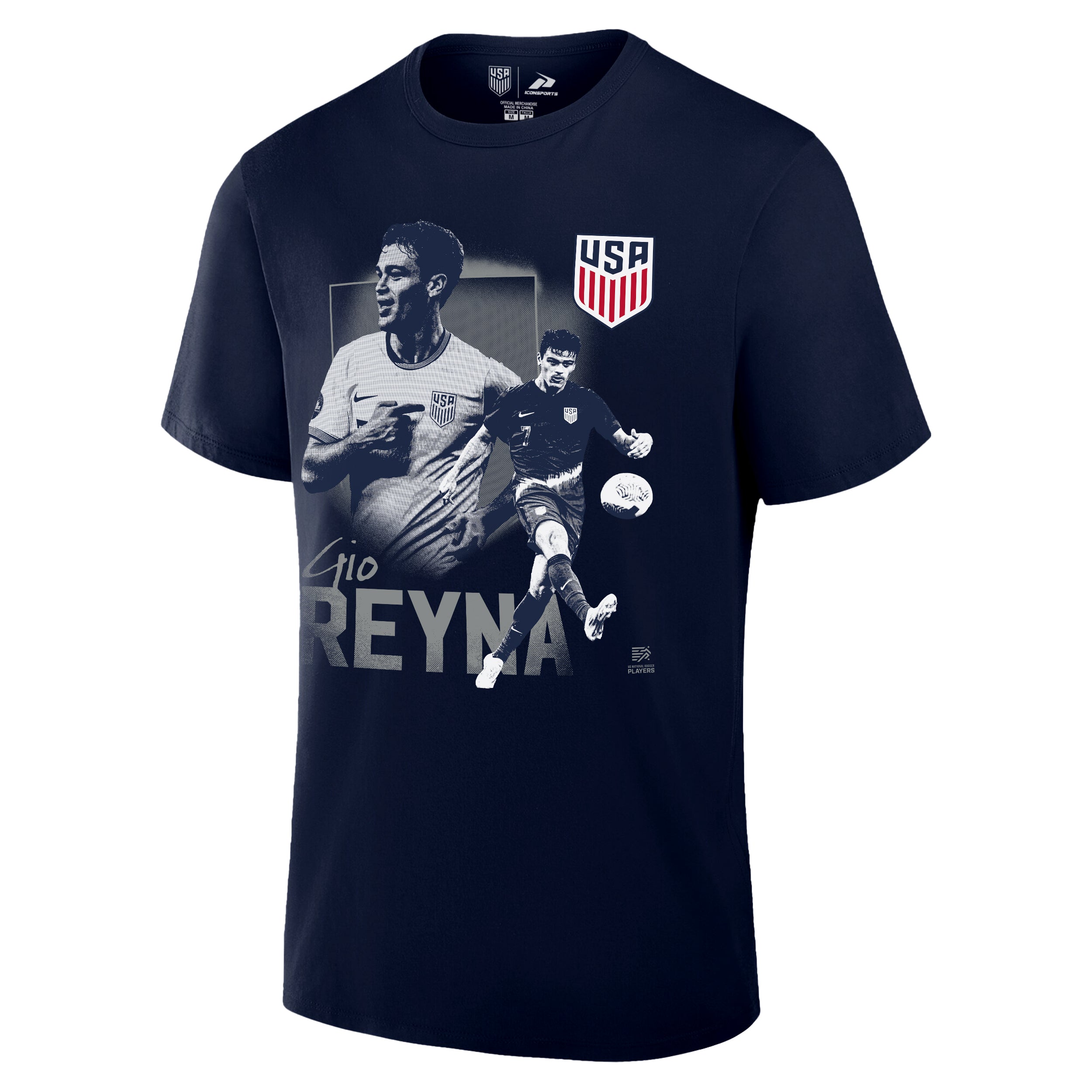 Men National Team Reyna Navy Shirt Front