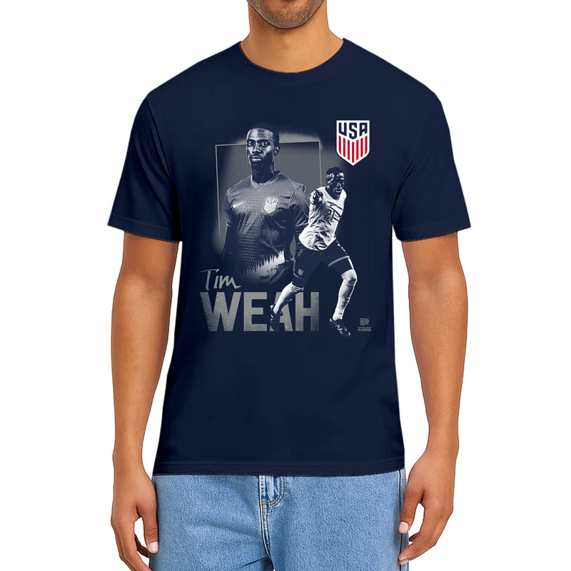 Men National Team Weah Navy Shirt Model