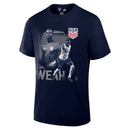 US Men's National Soccer Team Timothy Weah T-Shirt - USM754CT-WH