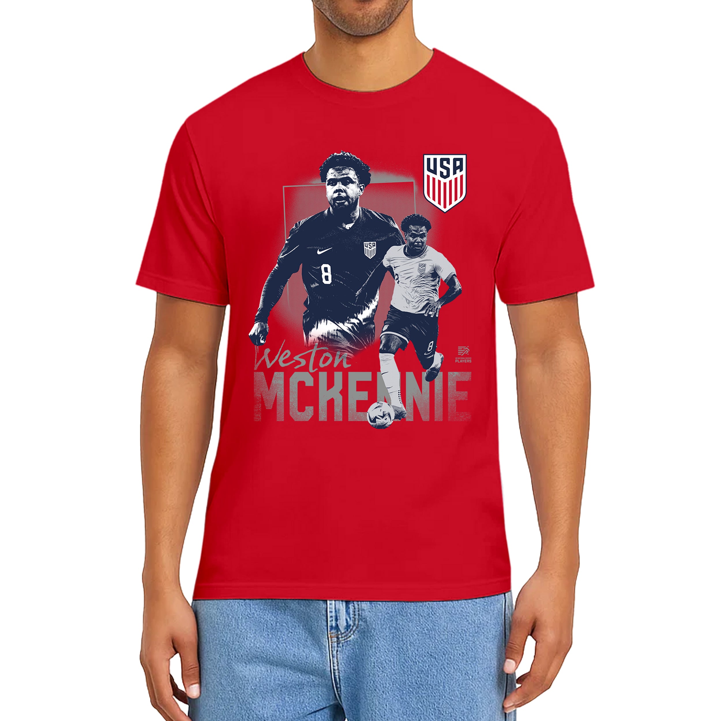 Men National Team Weston Red Shirt Model