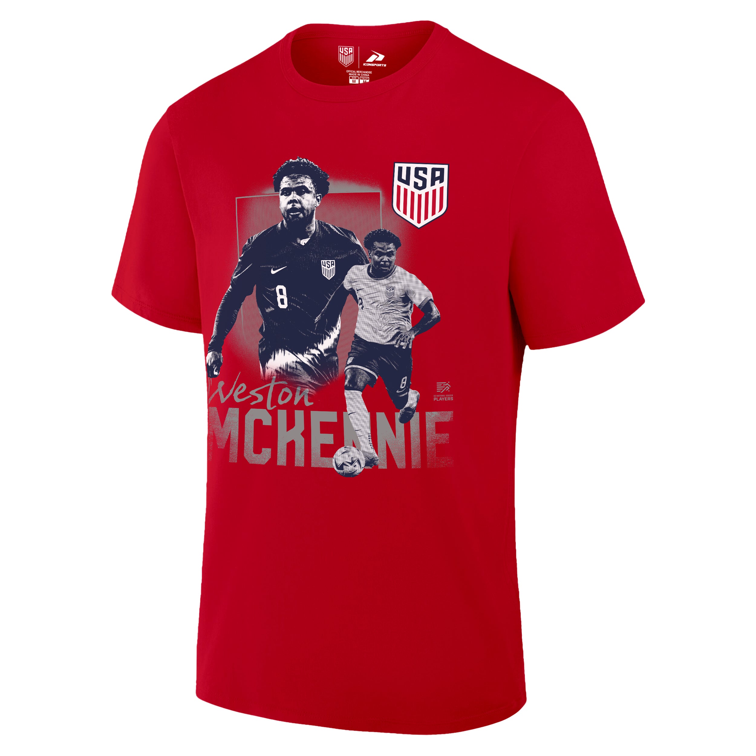 Men National Team Weston Red Shirt Front