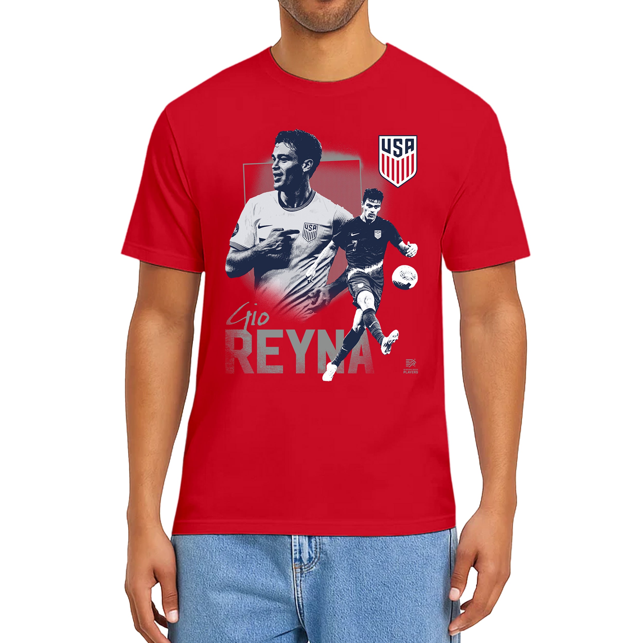 Men National Team Reyna Red Shirt Model