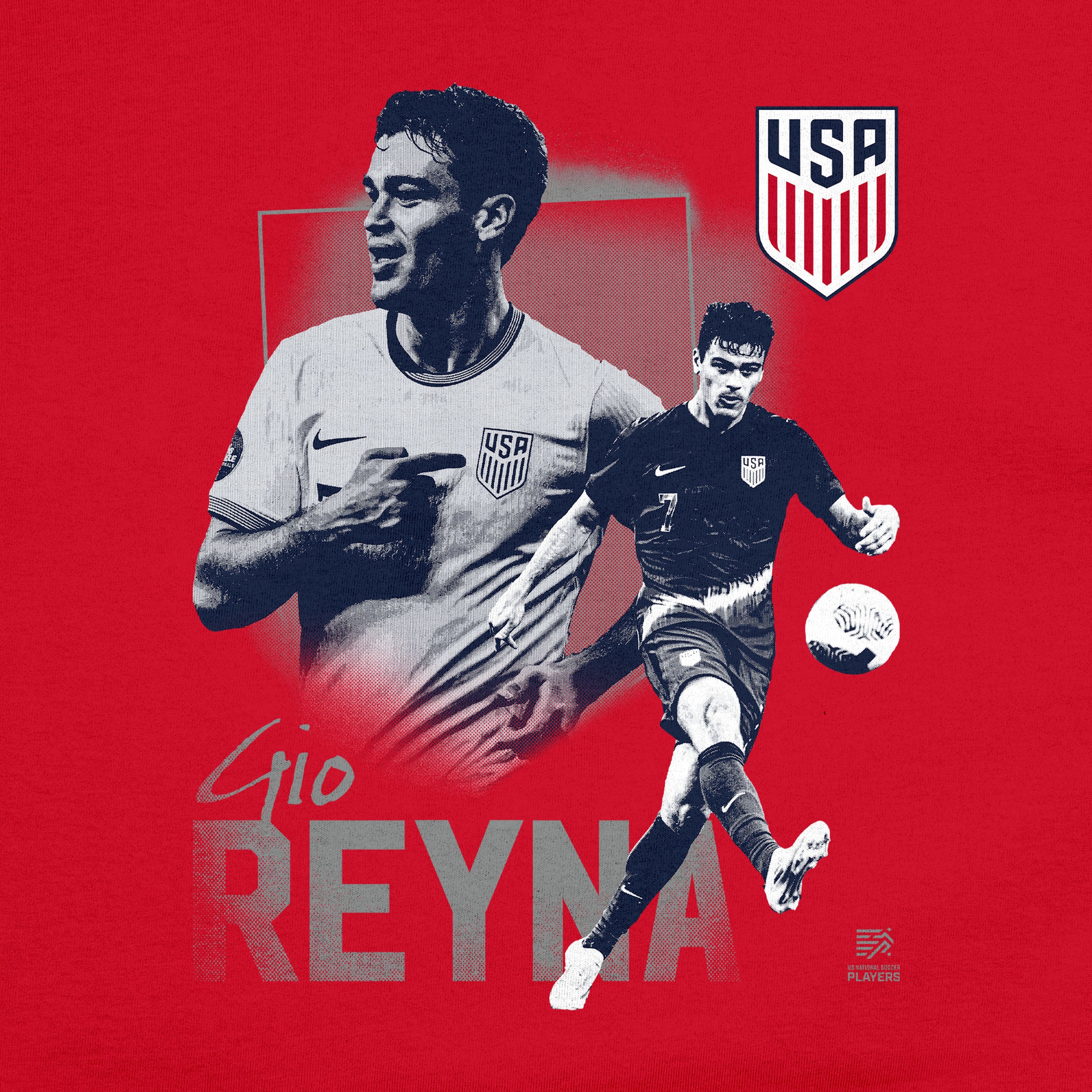 Men National Team Reyna Red Shirt Detail 1