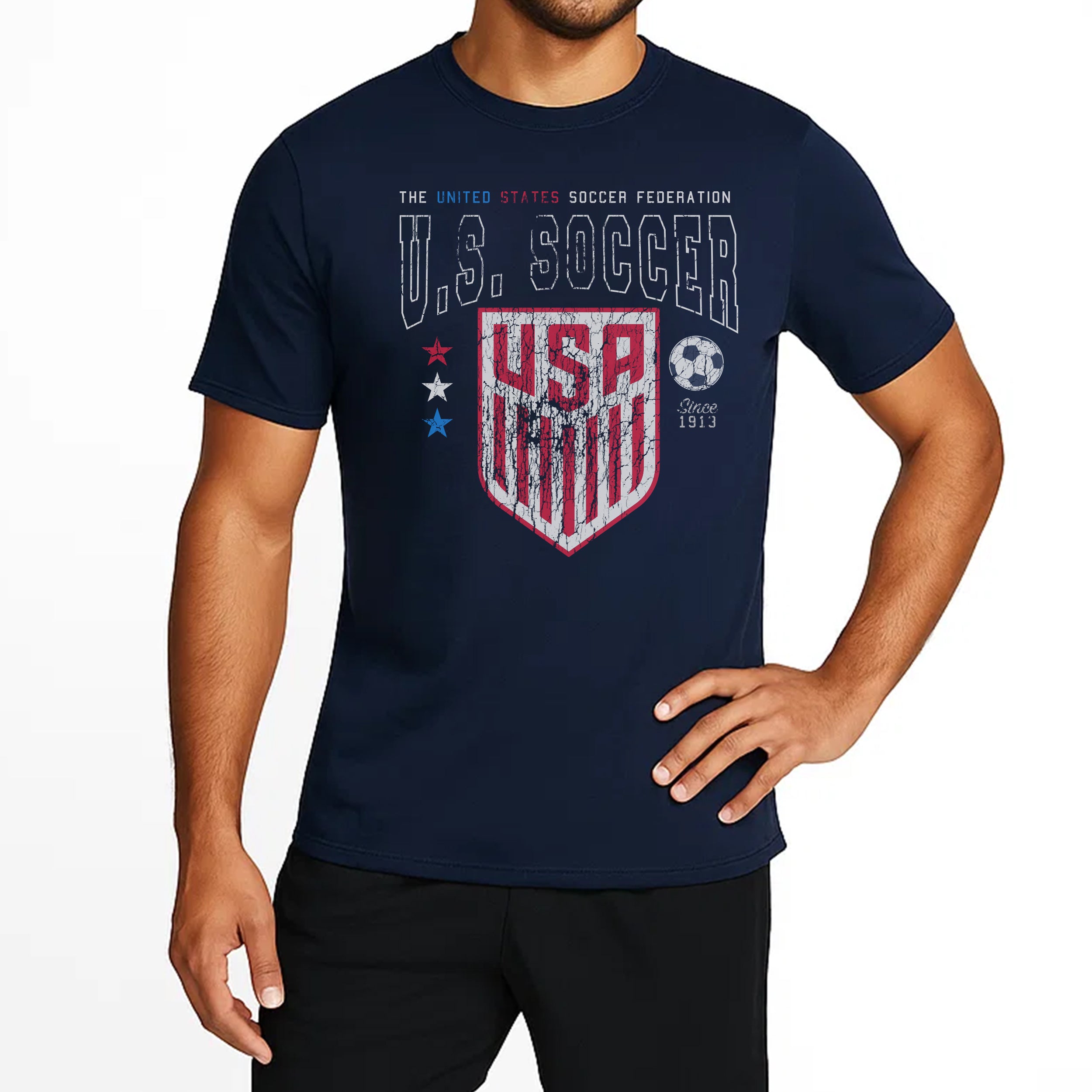 Navy USSF Shirt Model