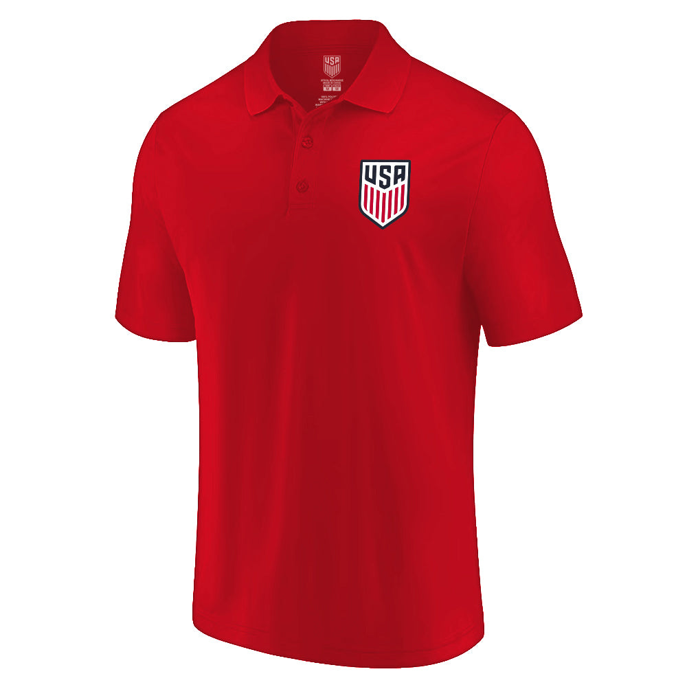 U.S. Soccer Adult Embroidered Logo Polo Shirt