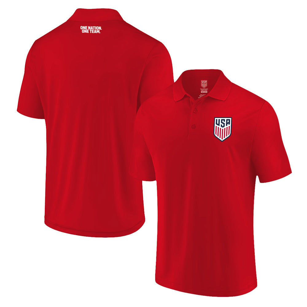 U.S. Soccer Adult Embroidered Logo Polo Shirt