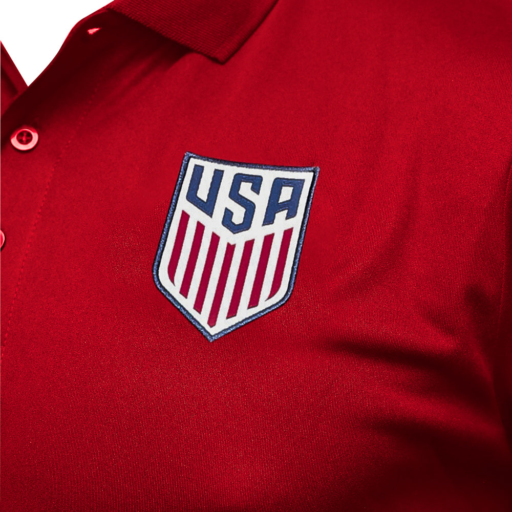 U.S. Soccer Adult Embroidered Logo Polo Shirt