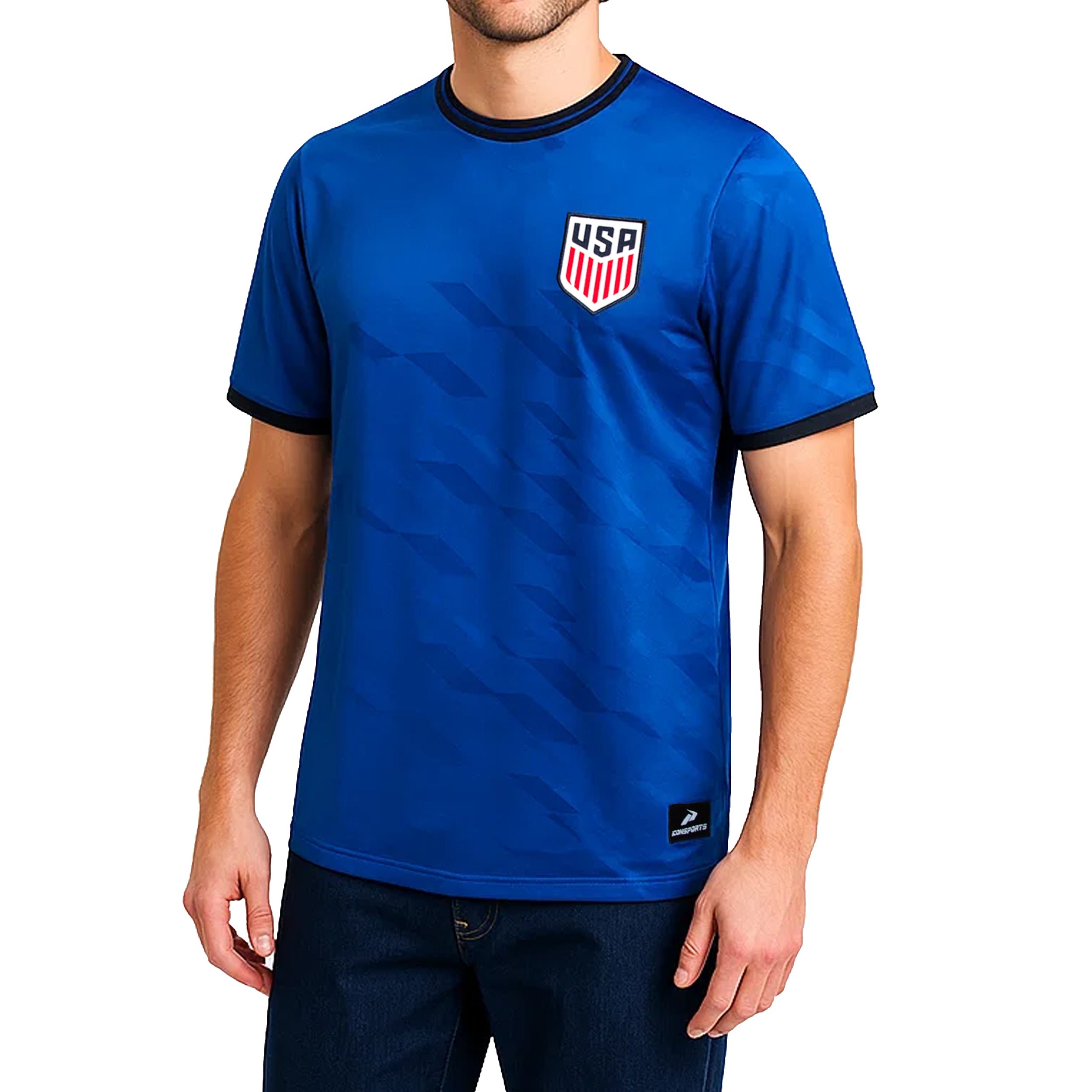 US Blue Shirt Model