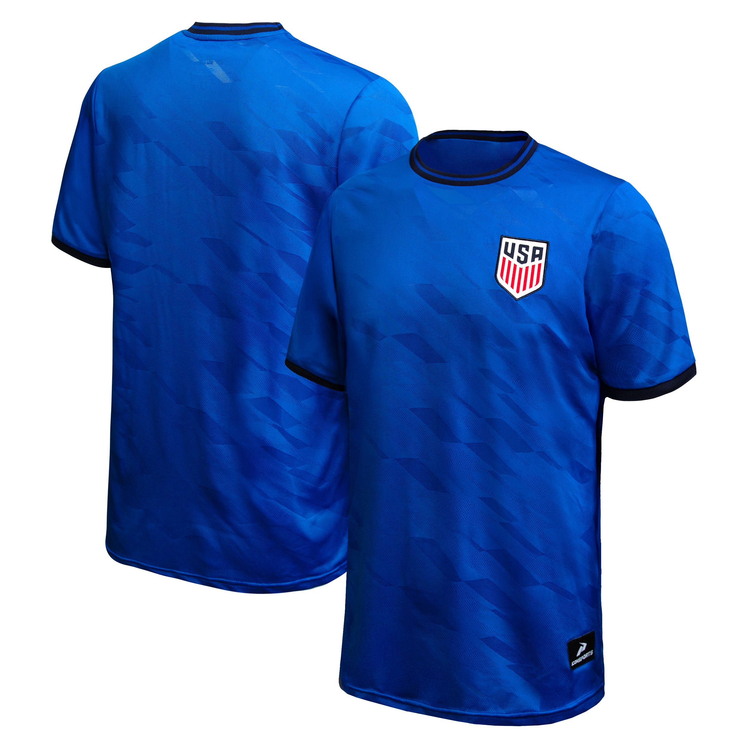 US Blue Shirt Front Back 