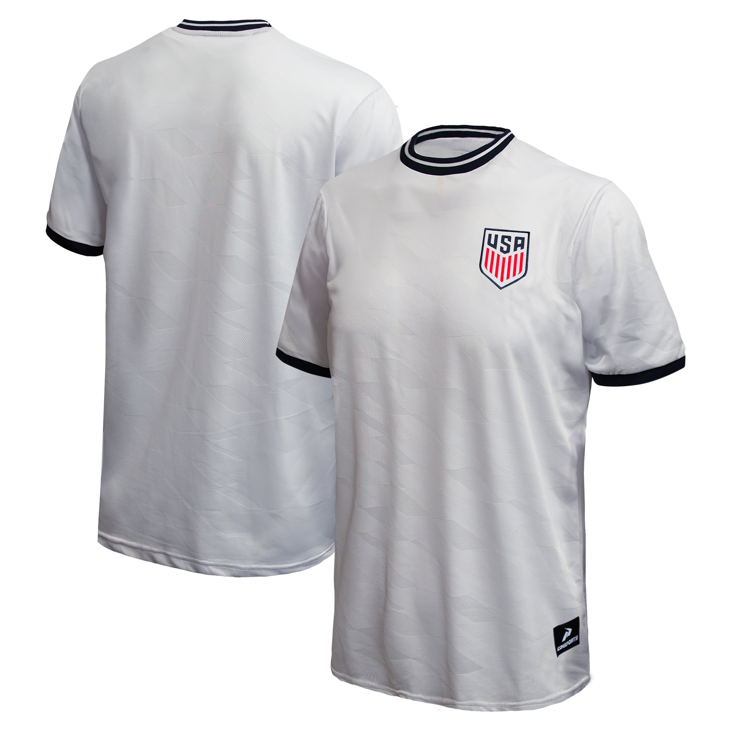US White Shirt Front Back 
