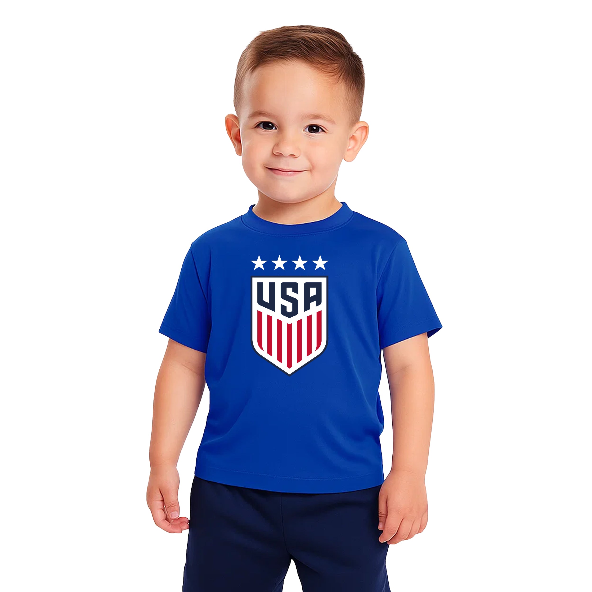 Women National Team Pulisic Navy Shirt Model