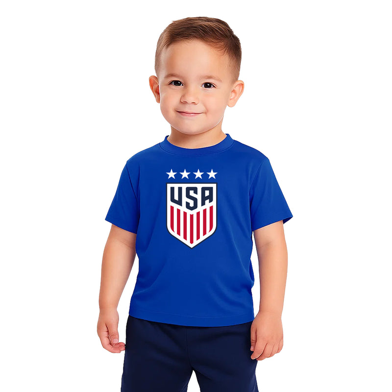 Women National Team Pulisic Navy Shirt Model