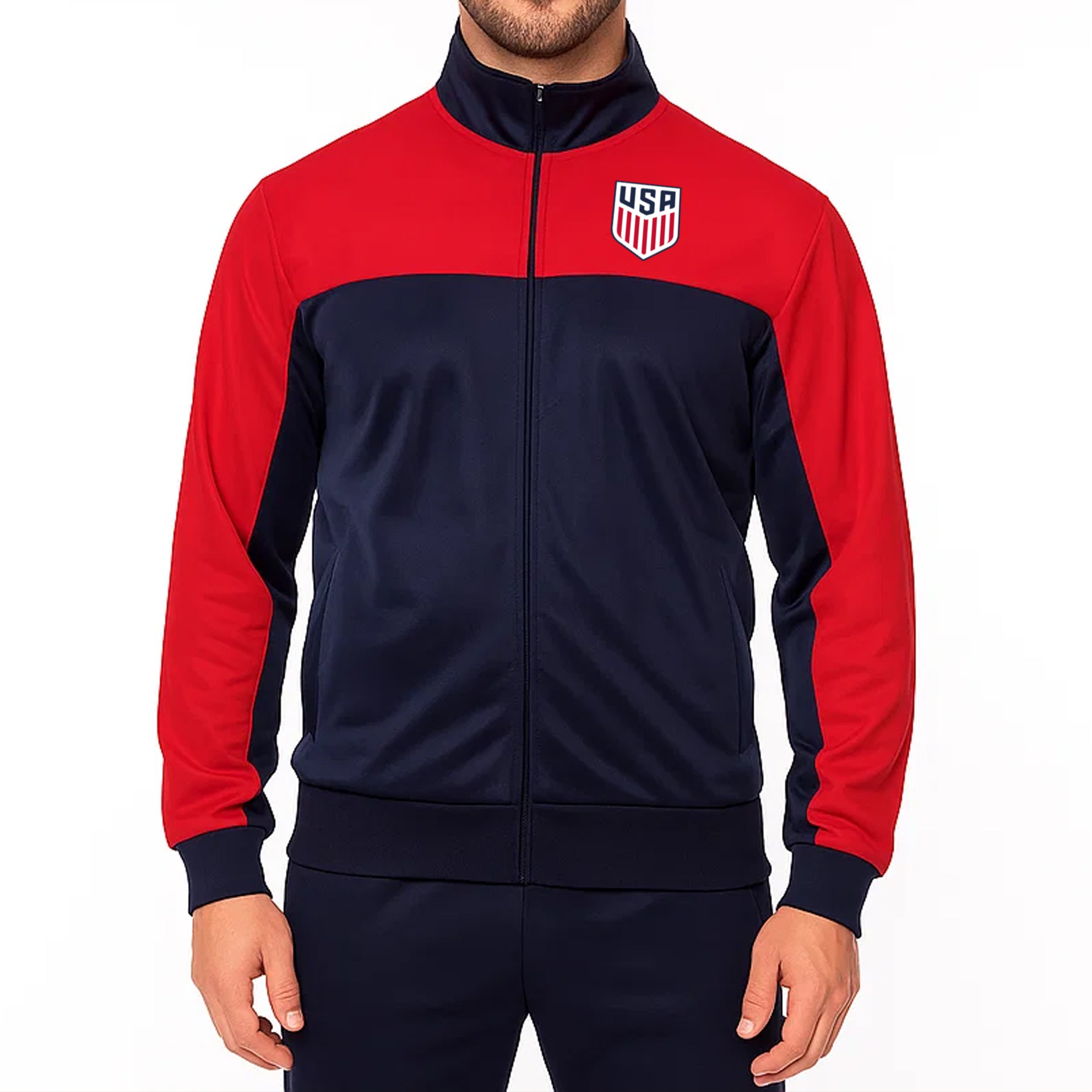 USA Unisex Track Jacket Model