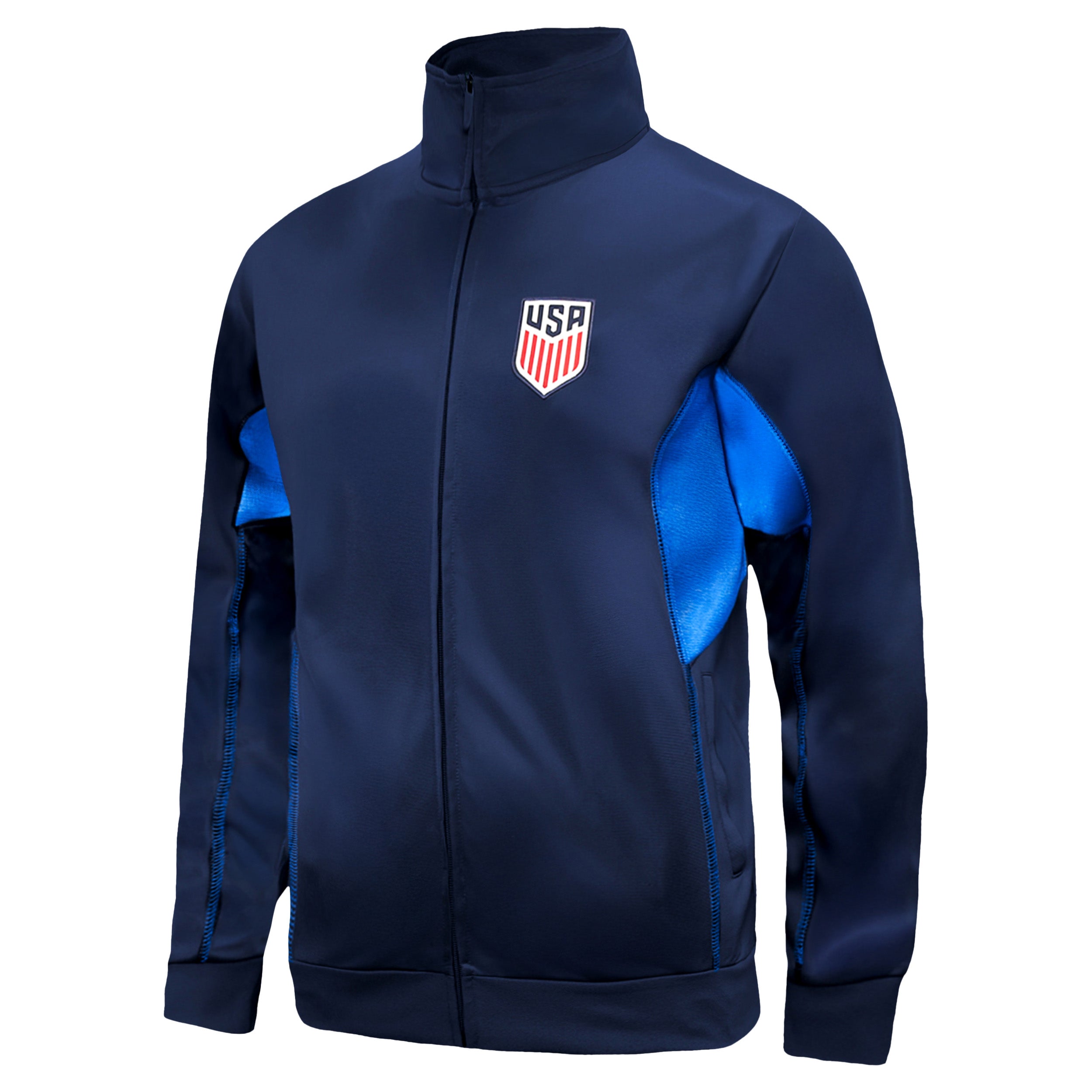 US Men's National Team Track Jacket Blue Front